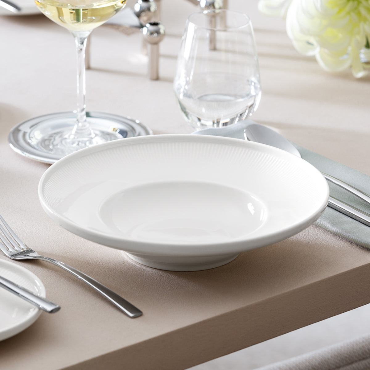 Villeroy & Boch Afina Teller tief weiß 25cm Set6 - Produktbild 3