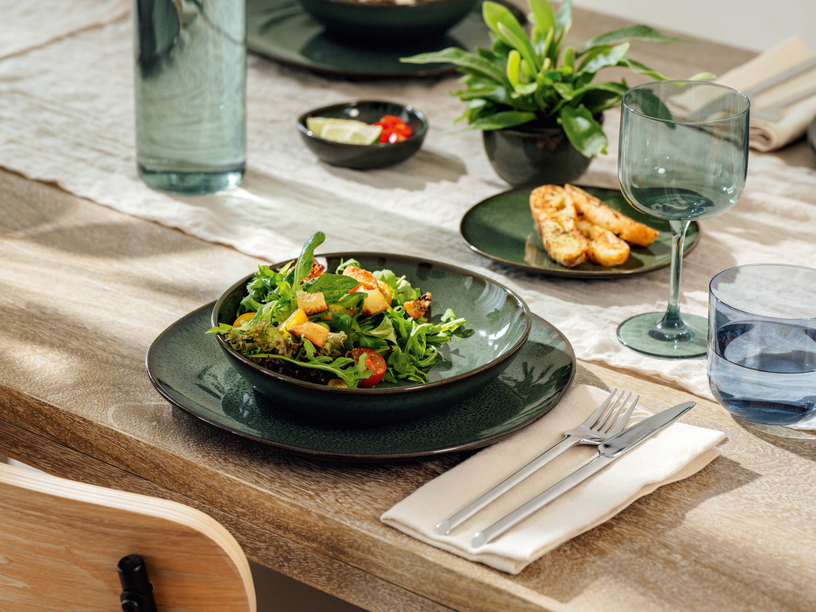 like. by Villeroy & Boch Lave vert Speiseteller 28cm Set6 - Produktbild 3