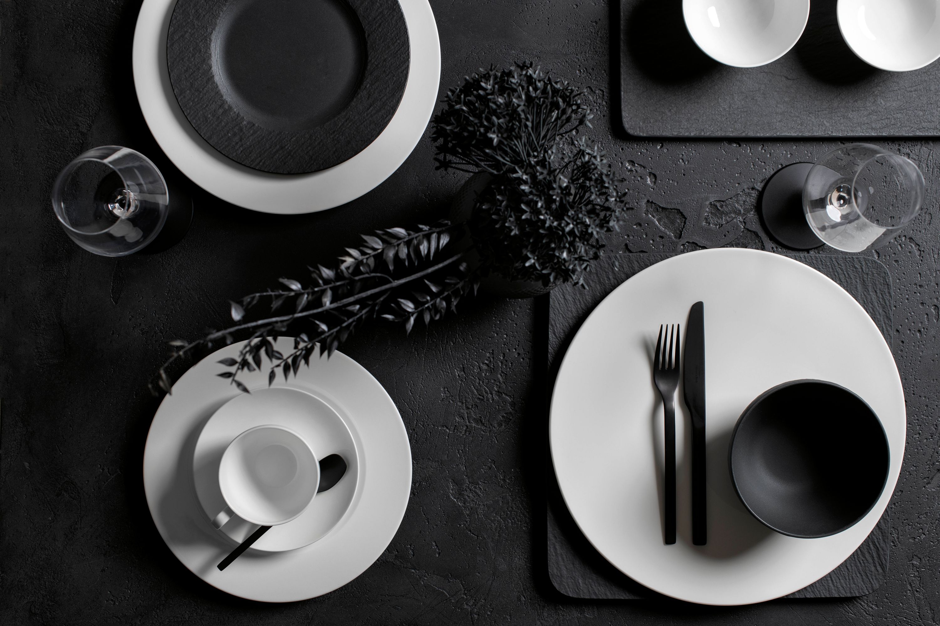 Villeroy & Boch Manufacture Rock blanc Universalteller Coupe - Produktbild 3