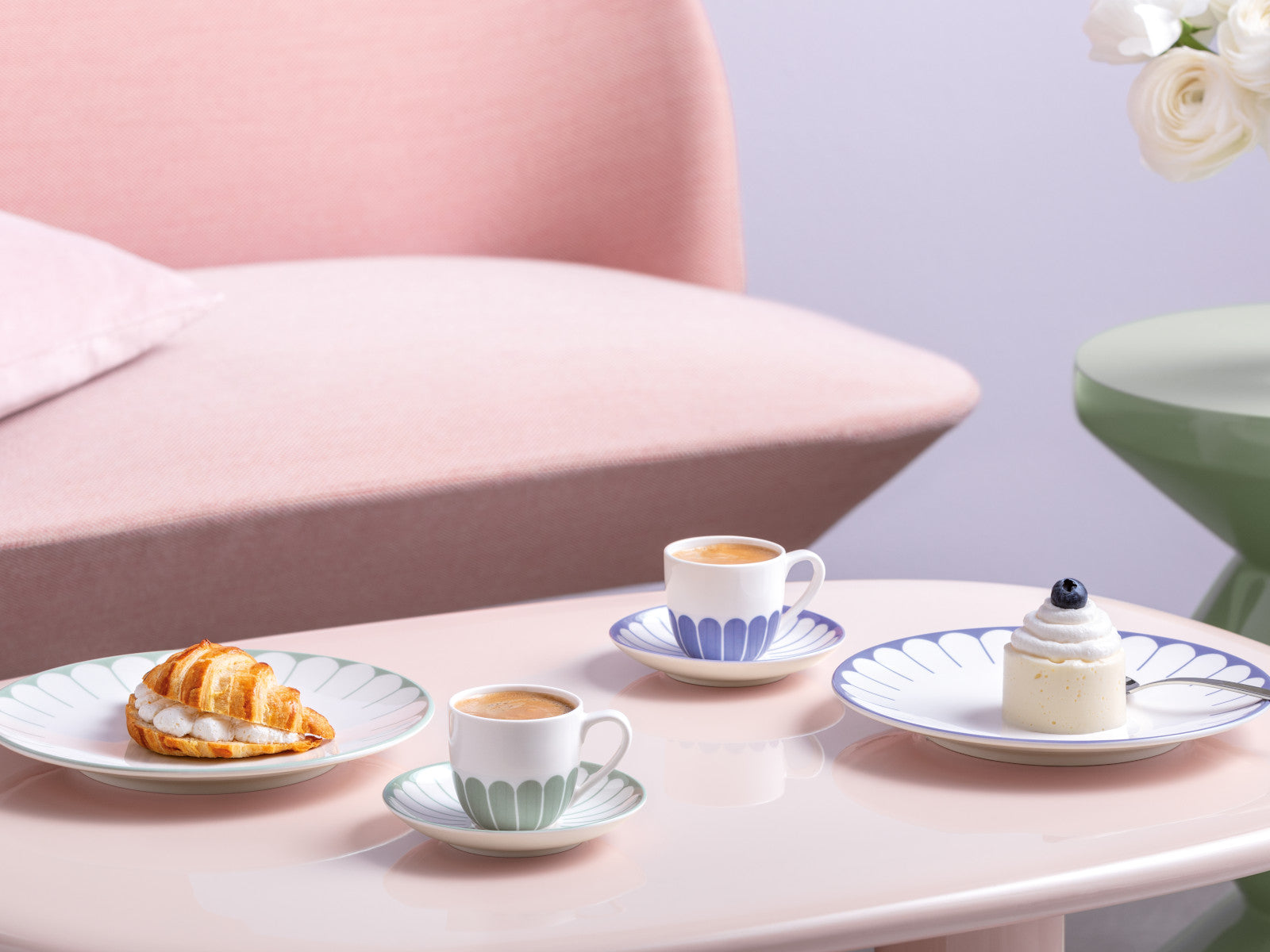 Villeroy & Boch Fleur vert Kaffee-Untertasse 15cm - Produktbild 6