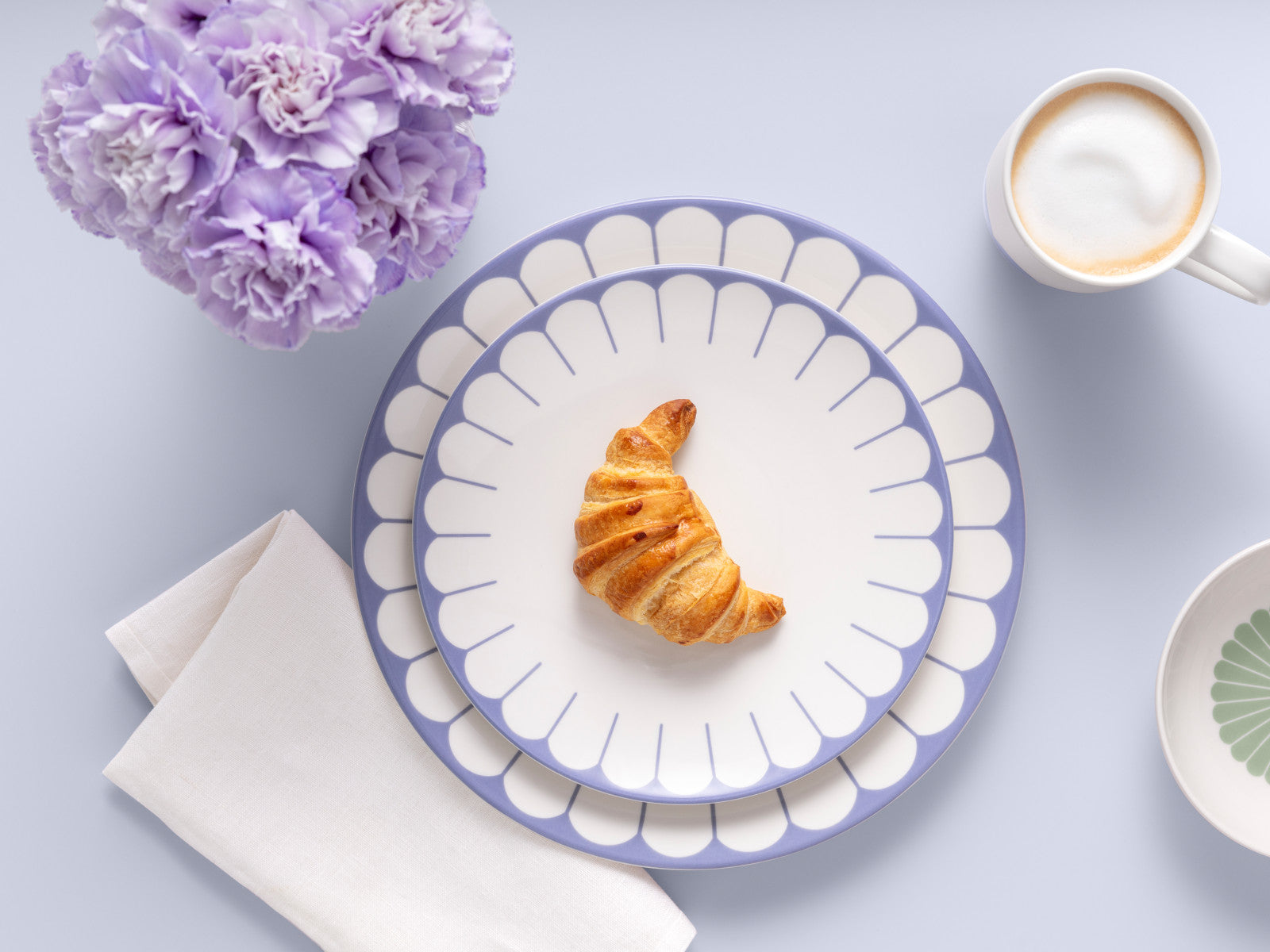 Villeroy & Boch Fleur bleu Frühstücks/Dessertteller 21cm - Produktbild 2