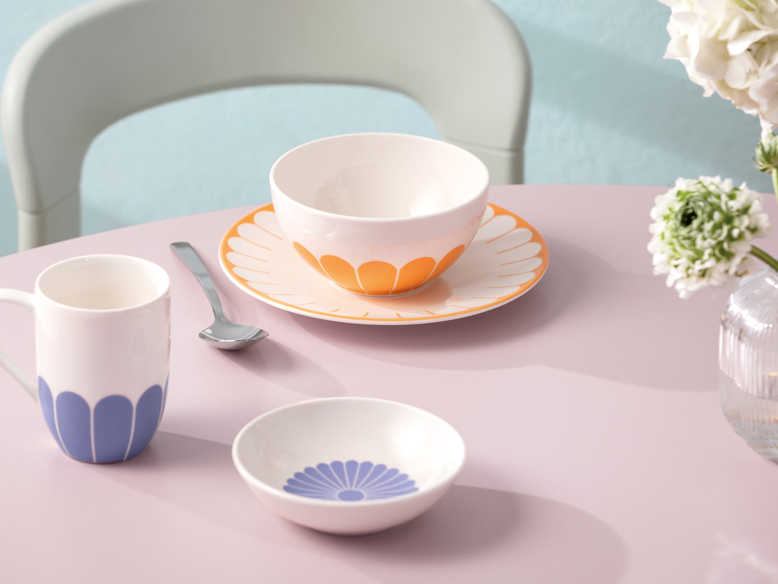 Villeroy & Boch Fleur bleu Henkelbecher 0,29l - Produktbild 3
