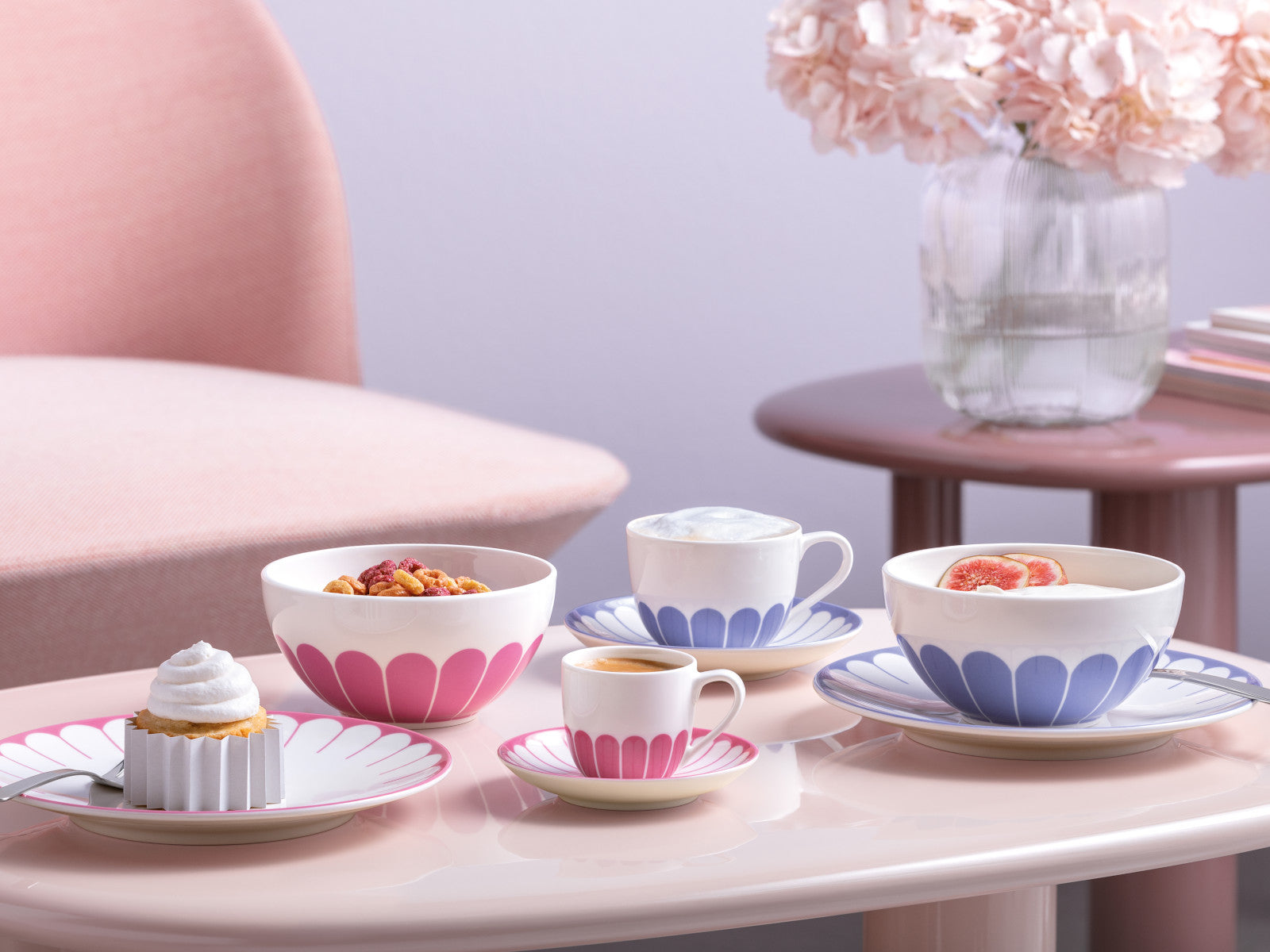 Villeroy & Boch Fleur bleu Müslischale 14cm - Produktbild 2