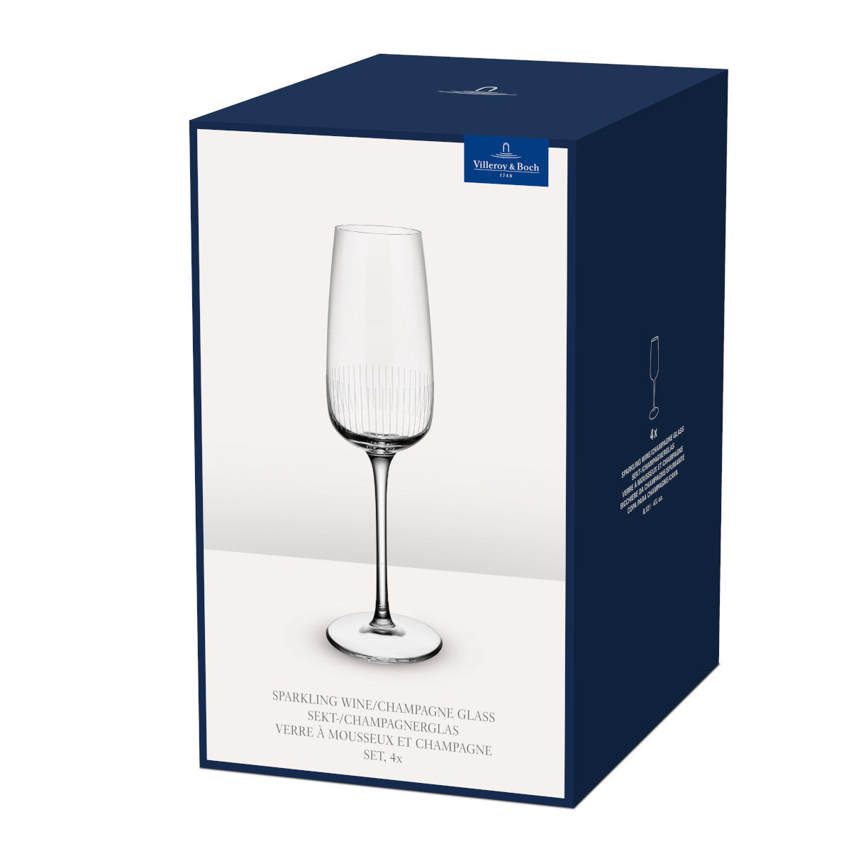 Villeroy & Boch Afina Sekt-/Champagnerglas 4tlg - Produktbild 2