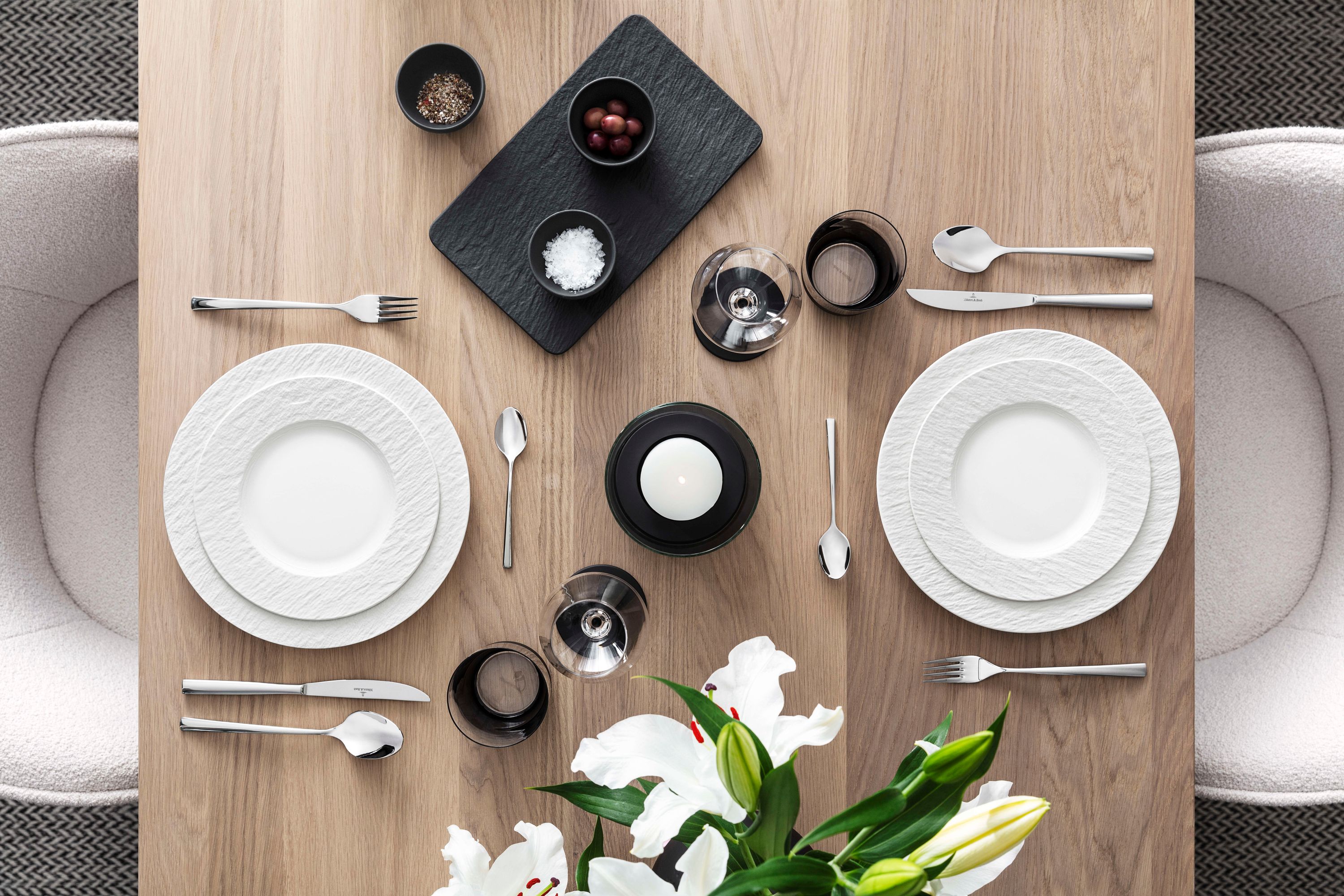 Villeroy & Boch Manufacture Rock blanc Frühstücksteller 22 cm - Produktbild 7