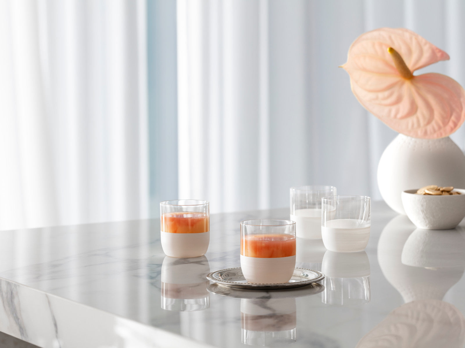 Villeroy & Boch Manufacture Rock blanc Whiskybecher Set 4tlg - Produktbild 8