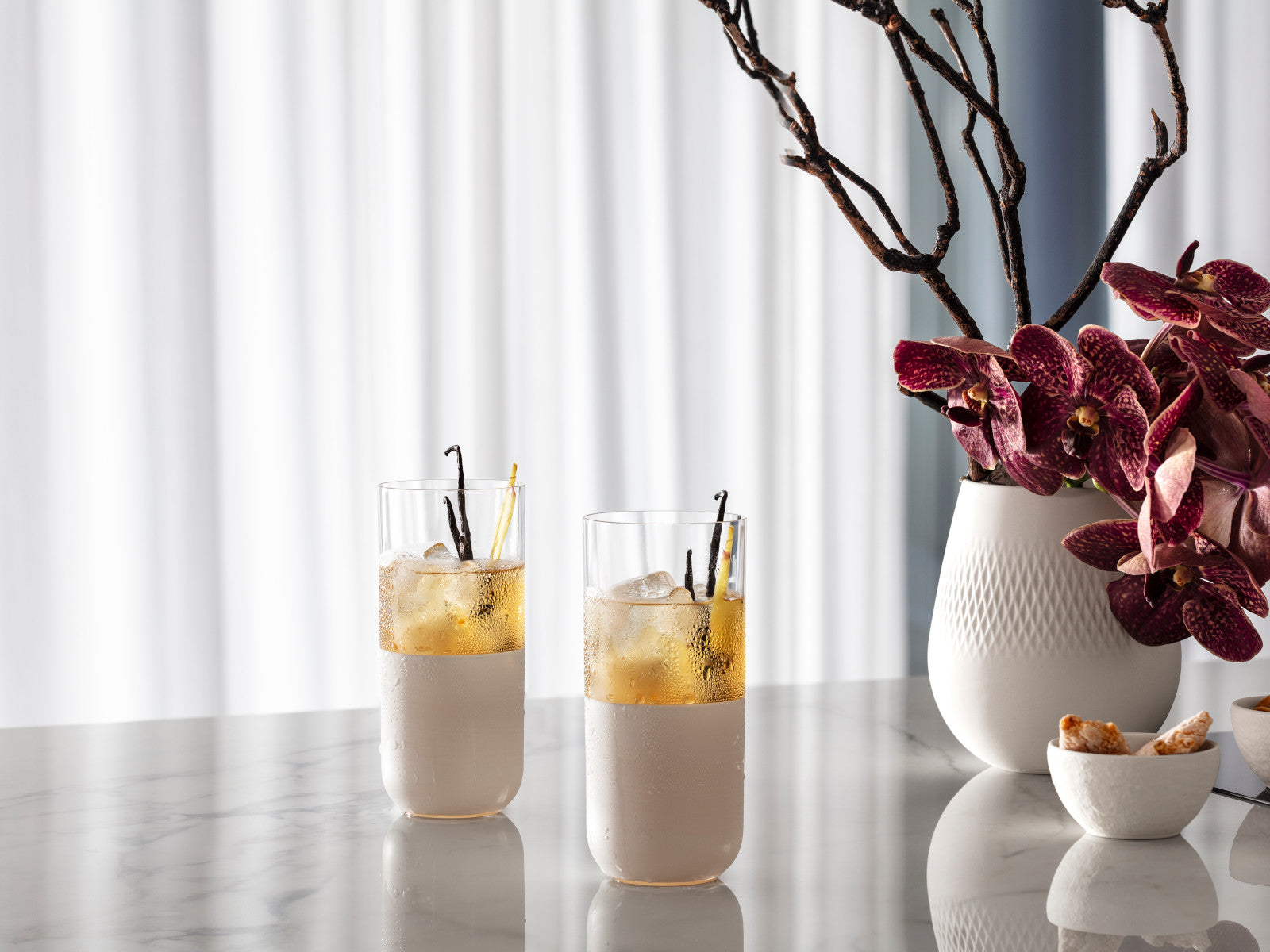 Villeroy & Boch Manufacture Rock blanc Longdrinkbecher Set 4tlg - Produktbild 4