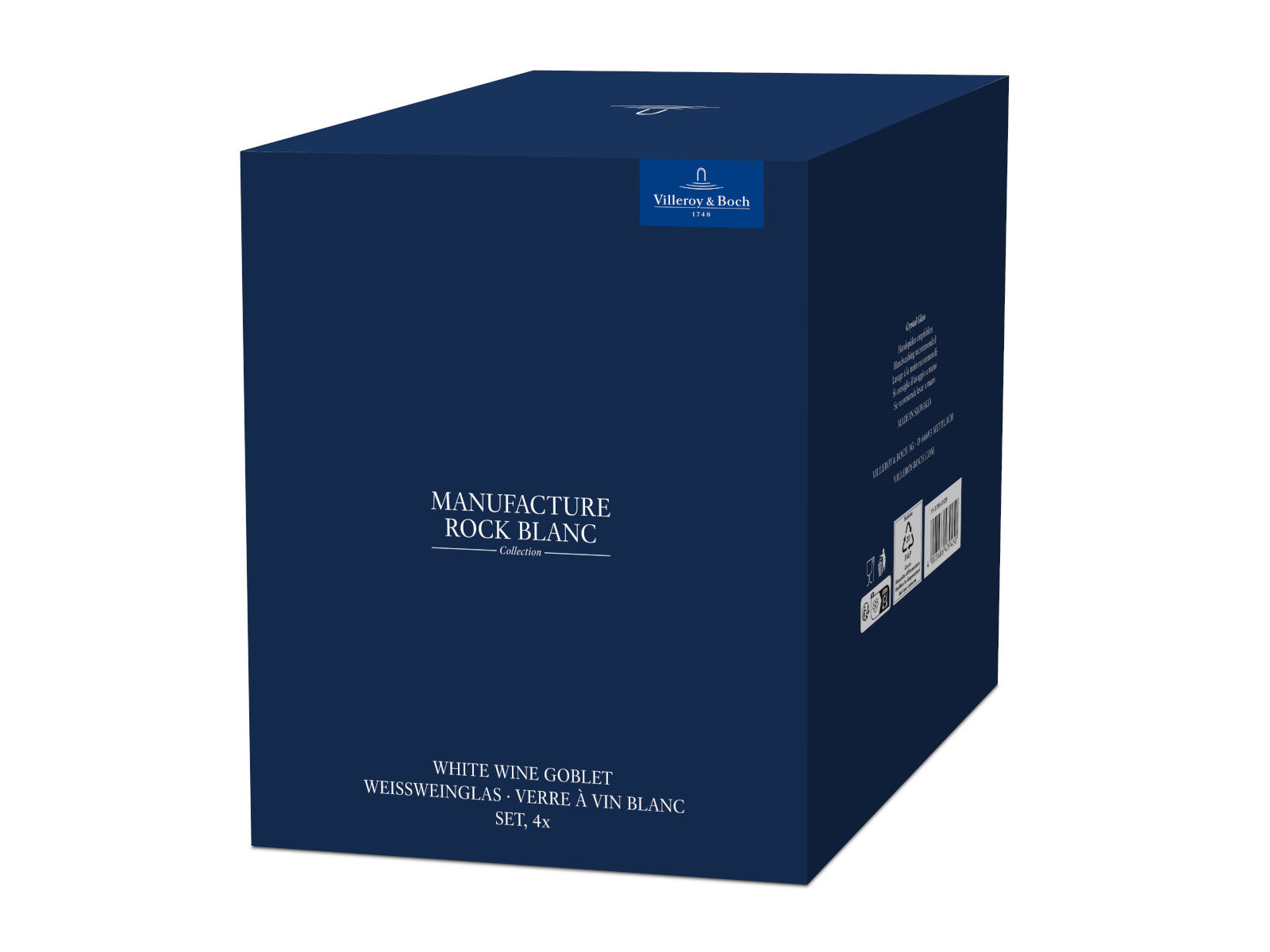 Villeroy & Boch Manufacture Rock blanc Weißweinglas Set 4tlg - Produktbild 3