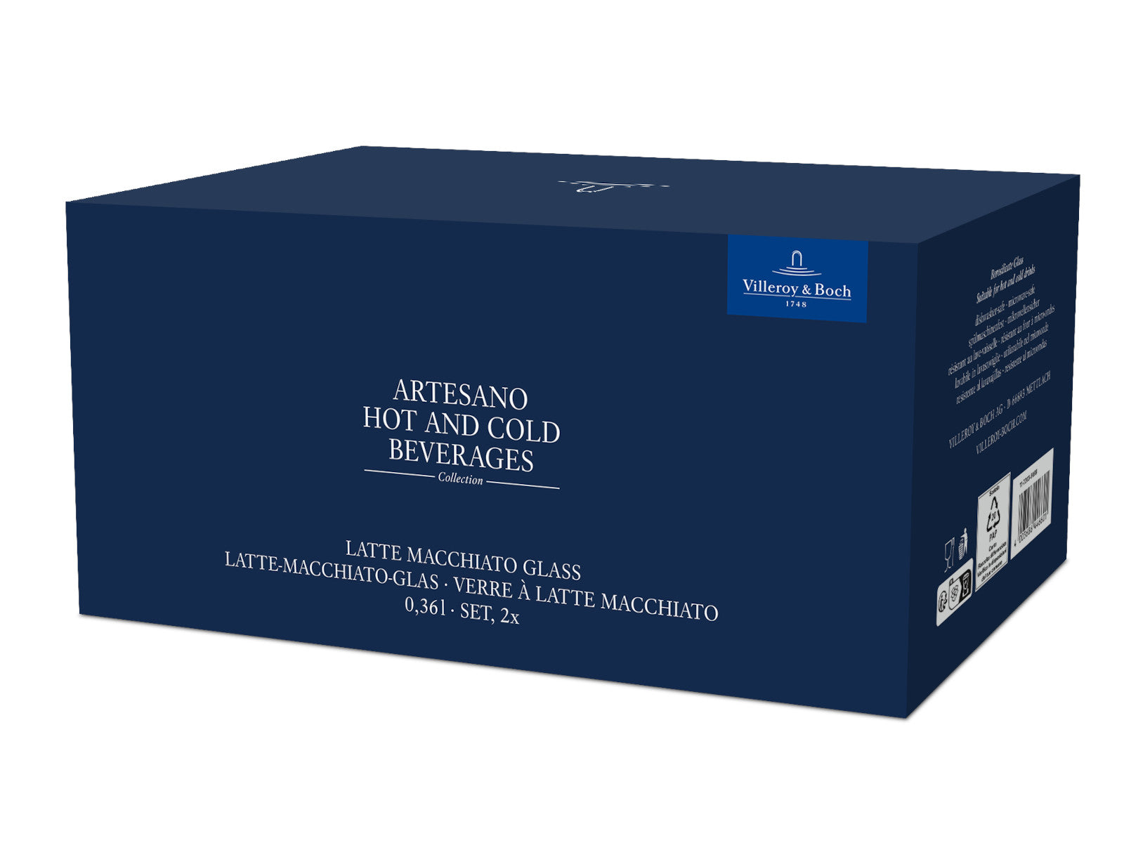 Villeroy & Boch Artesano Hot&Cold Beverages Latte-Glas 0,36l Set 2tlg - Produktbild 4