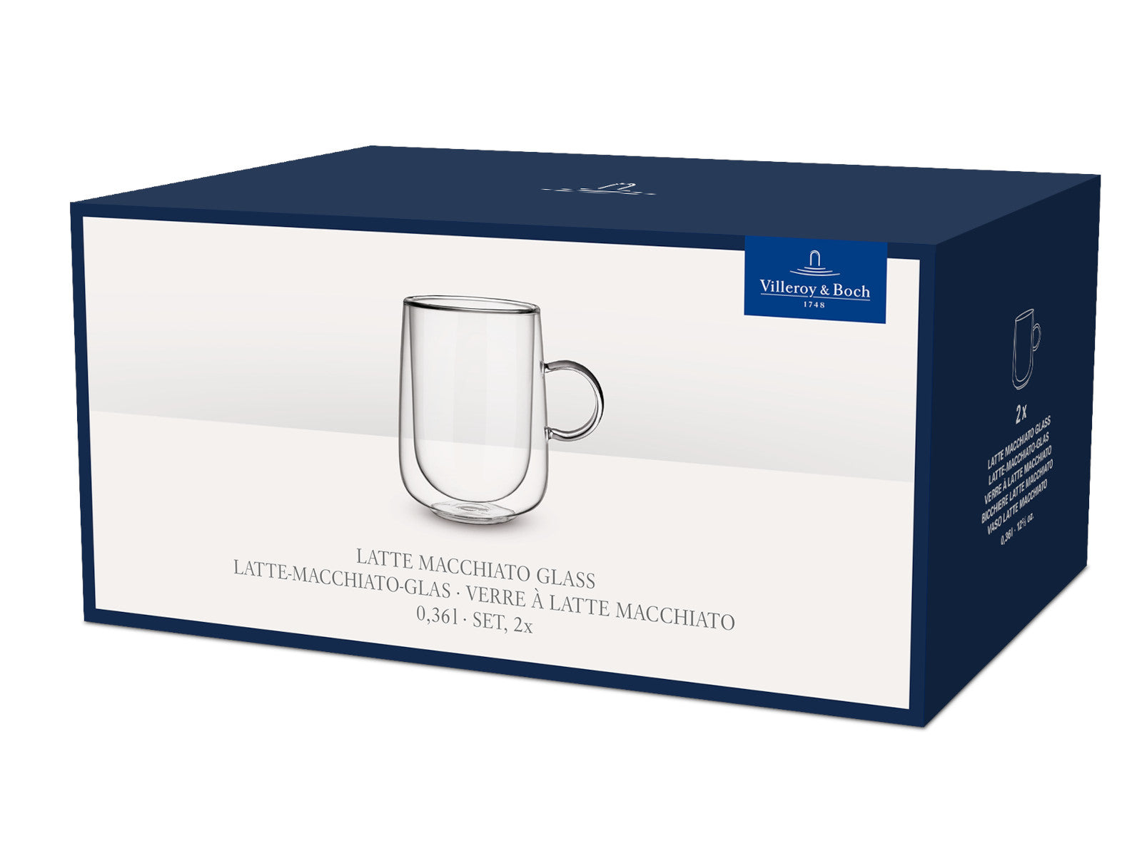 Villeroy & Boch Artesano Hot&Cold Beverages Latte-Glas 0,36l Set 2tlg - Produktbild 3