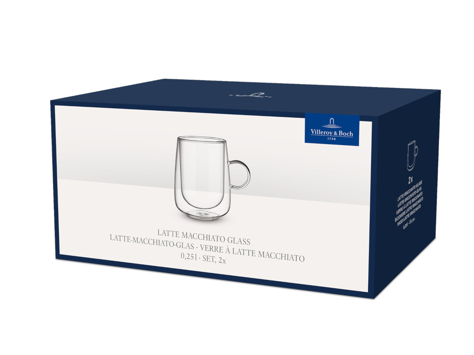 Villeroy & Boch Artesano Hot&Cold Beverages Latte-Glas 0,25l Set 2tlg - Produktbild 2