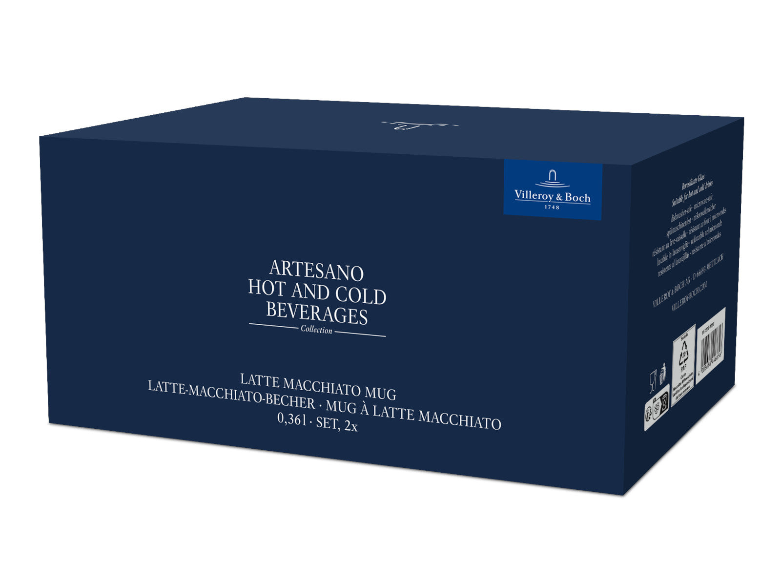 Villeroy & Boch Artesano Hot&Cold Beverages Latte-Becher 0,36l Set 2tlg - Produktbild 3