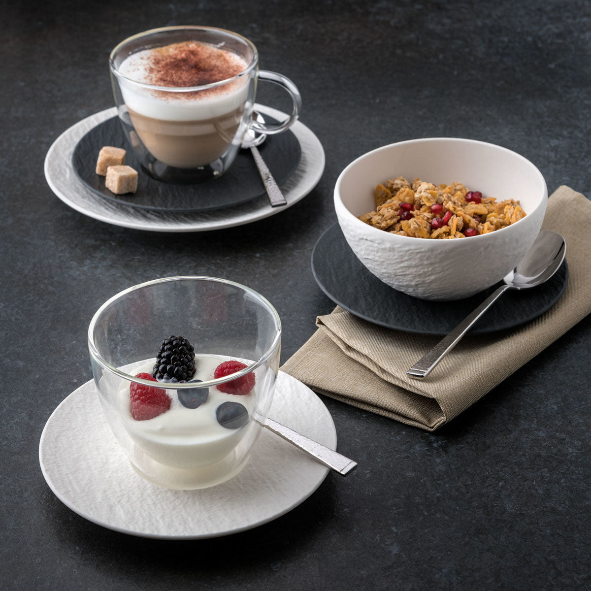 Villeroy & Boch Manufacture Rock blanc Suppen Bol 0,3 l - Produktbild 2
