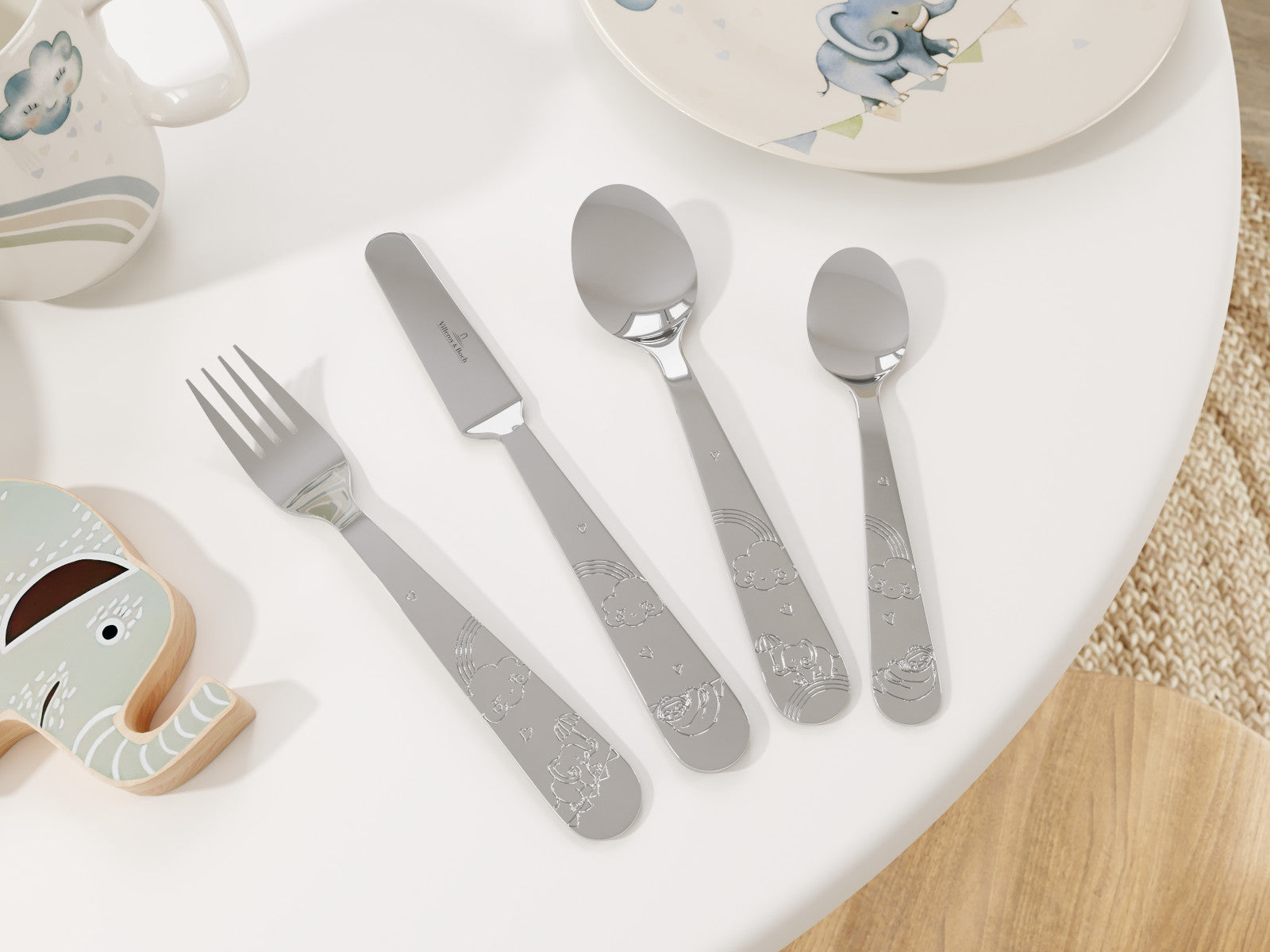 Villeroy & Boch Walk like an Elephant  Kinderbesteckset 4tlg - Produktbild 5
