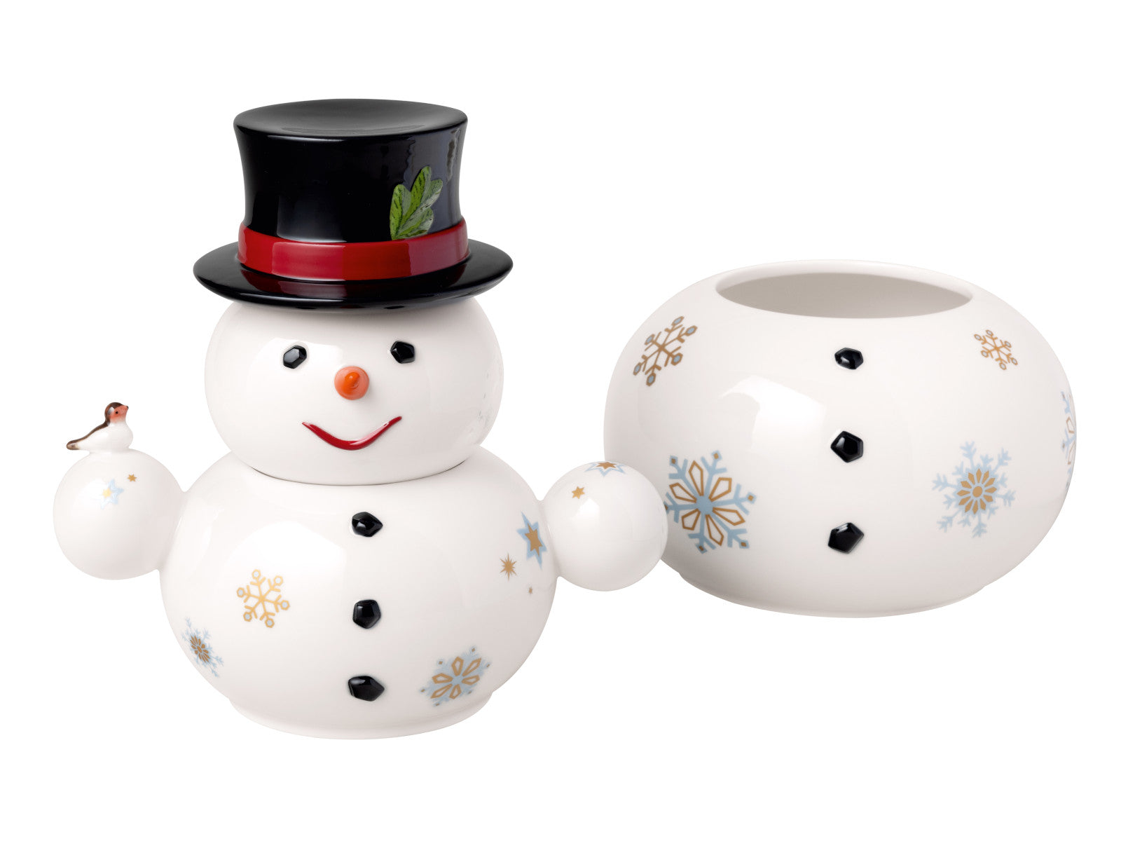 Villeroy & Boch Christmas Toys Memory Schneemann Dose 20,5x18x31cm - Produktbild 3