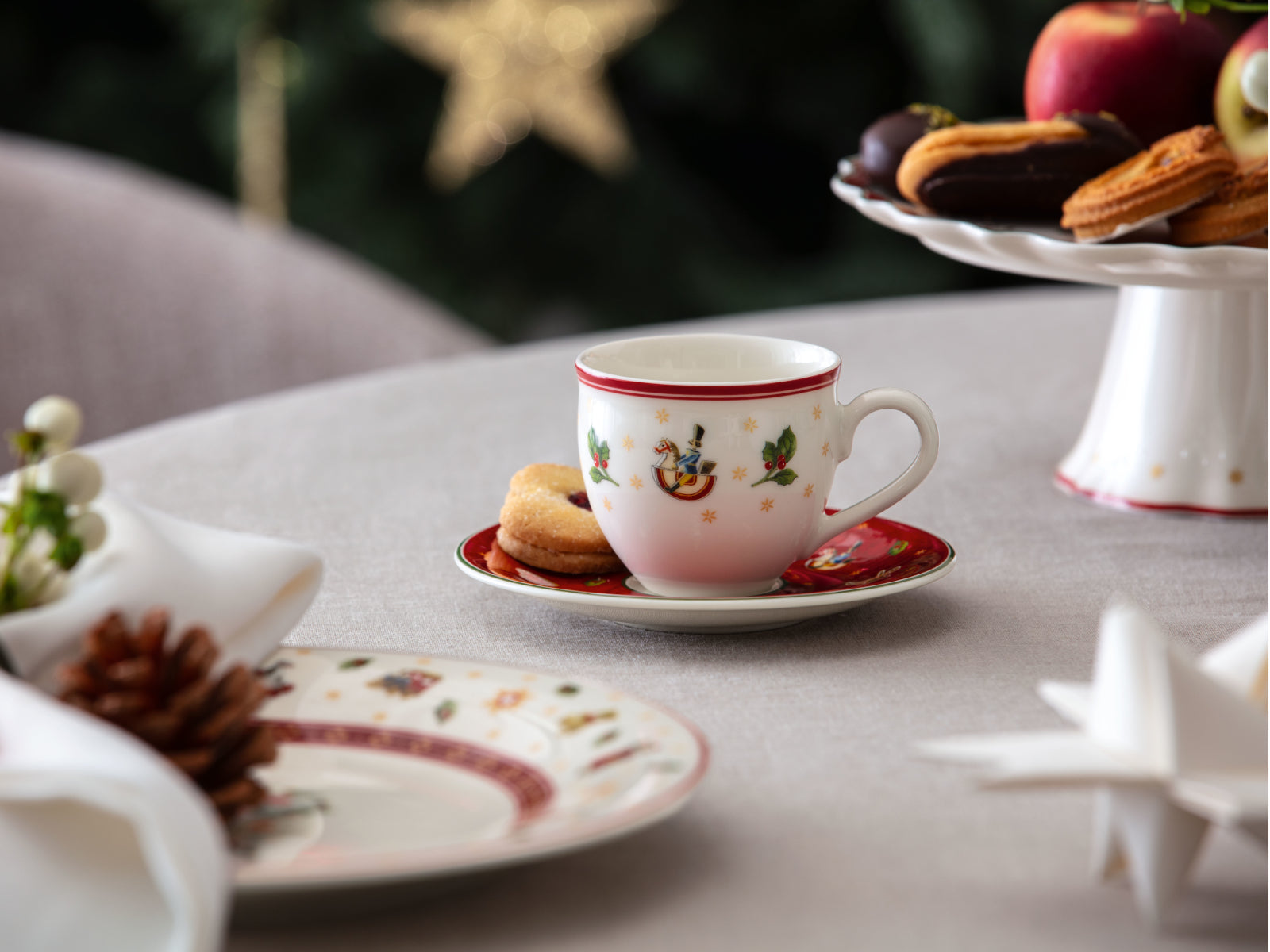 Villeroy & Boch Toy's Delight Specials Espresso-Untertasse rot 12cm Set6 - Produktbild 2