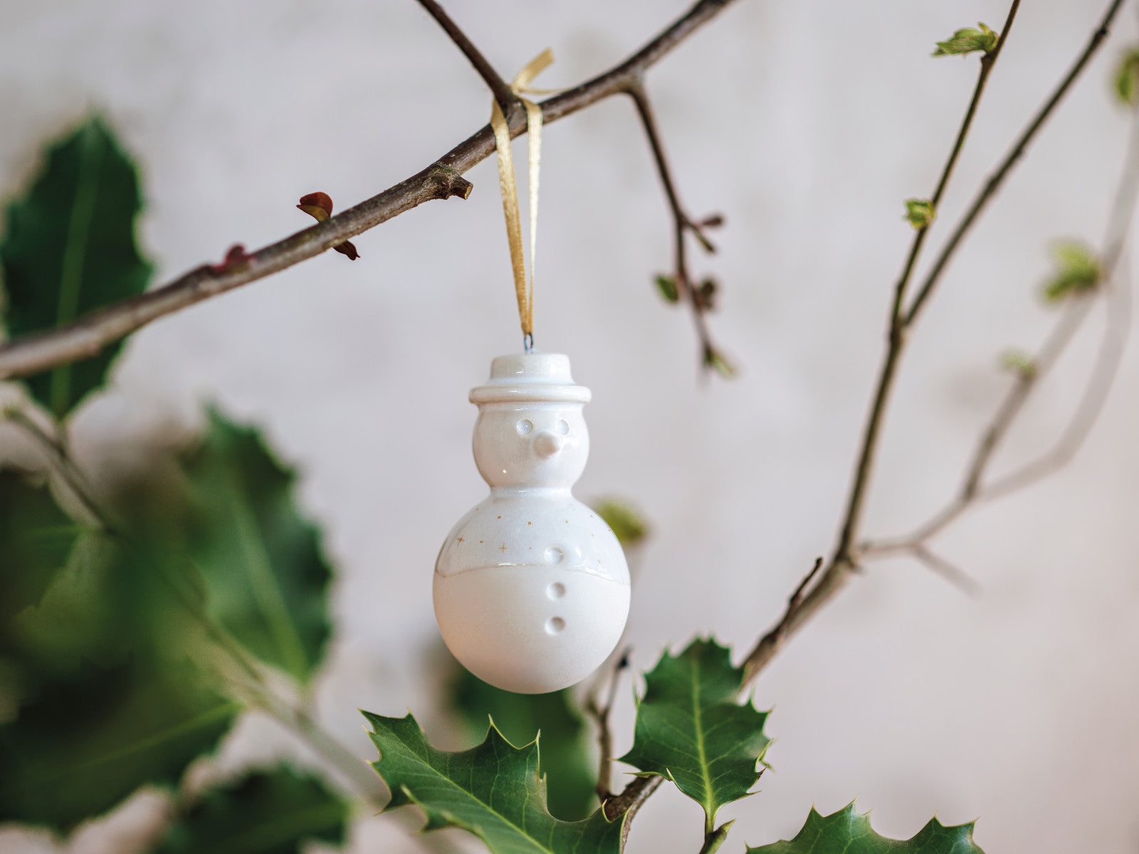 Villeroy & Boch Winter Glow Ornament Schneemann 8cm - Produktbild 2