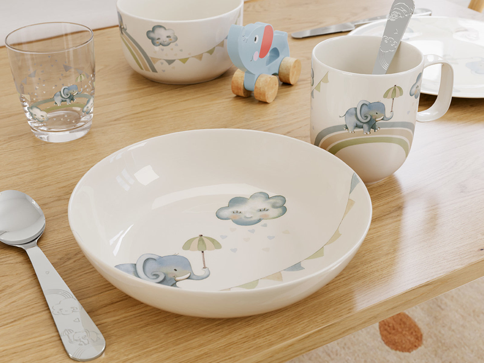 Villeroy & Boch Walk like an Elephant Kinderbecher mit Henkel groß 0,28l - Produktbild 4