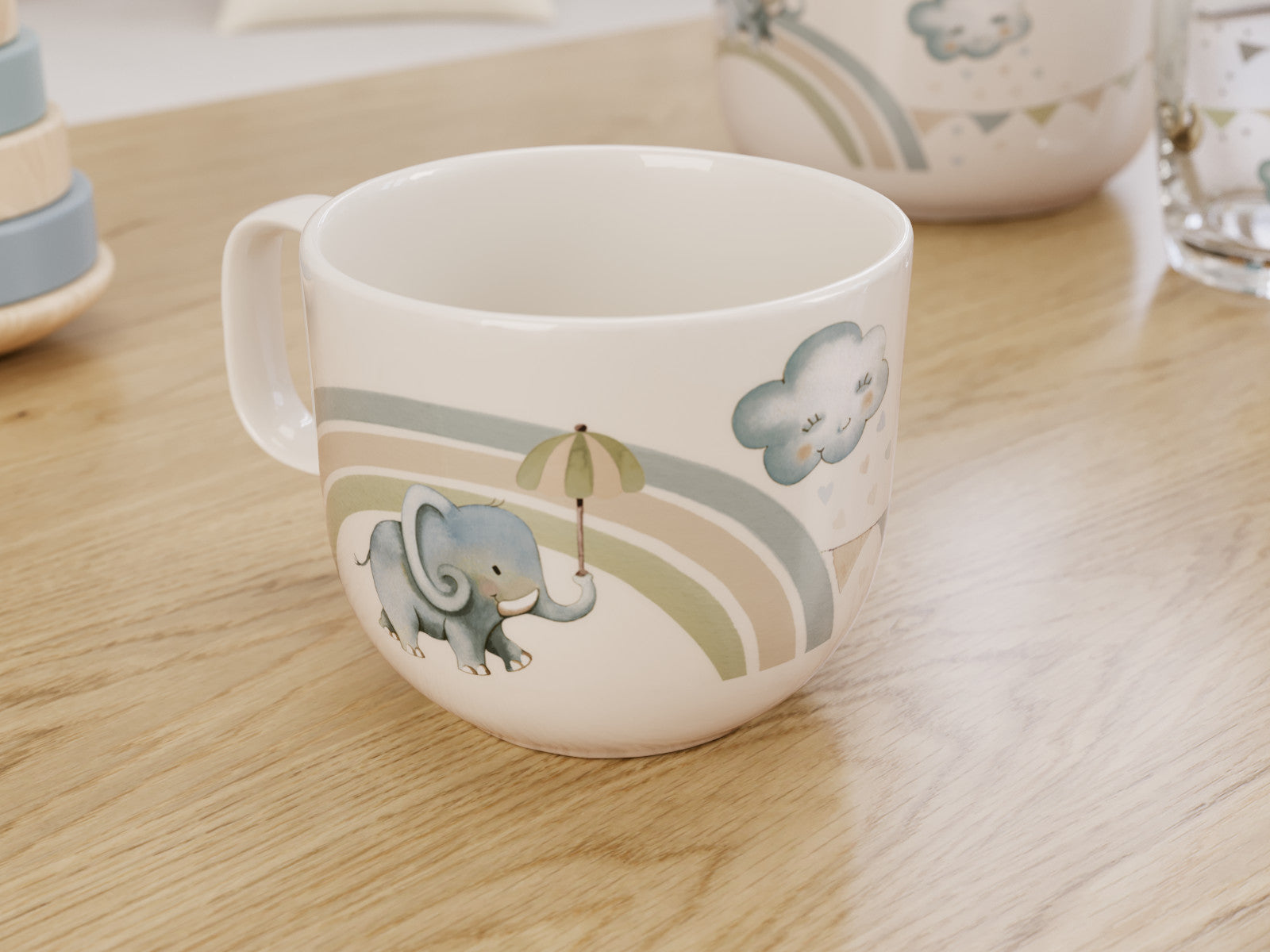 Villeroy & Boch Walk like an Elephant Kinderbecher mit Henkel klein 0,17l - Produktbild 3
