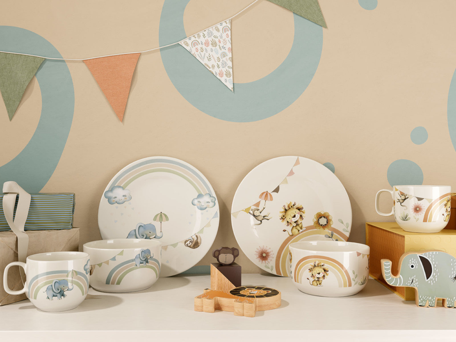 Villeroy & Boch Walk like an Elephant Kindergeschirrset 7tlg - Produktbild 3