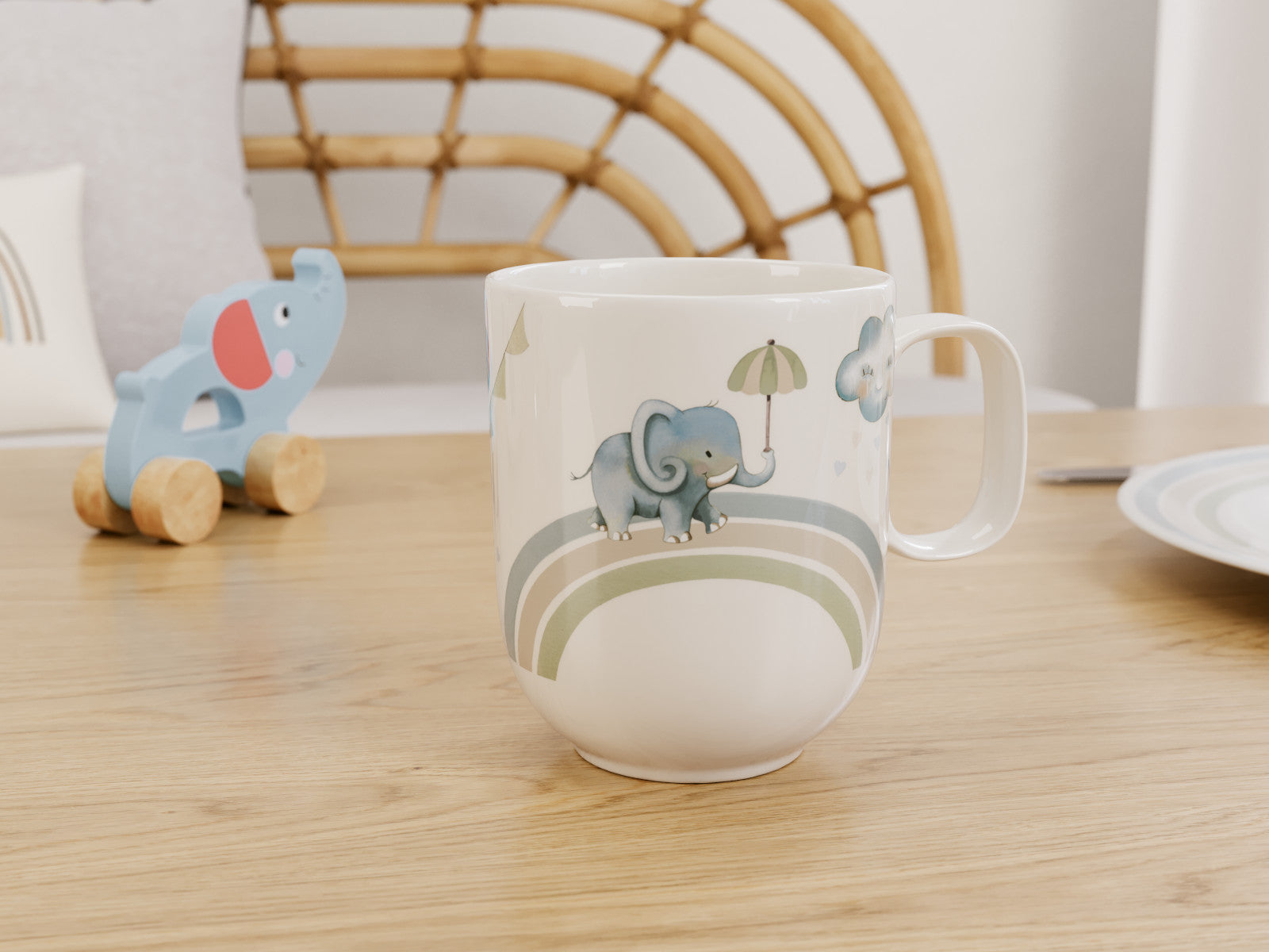 Villeroy & Boch Walk like an Elephant Kinderbecher mit Henkel groß 0,28l - Produktbild 3