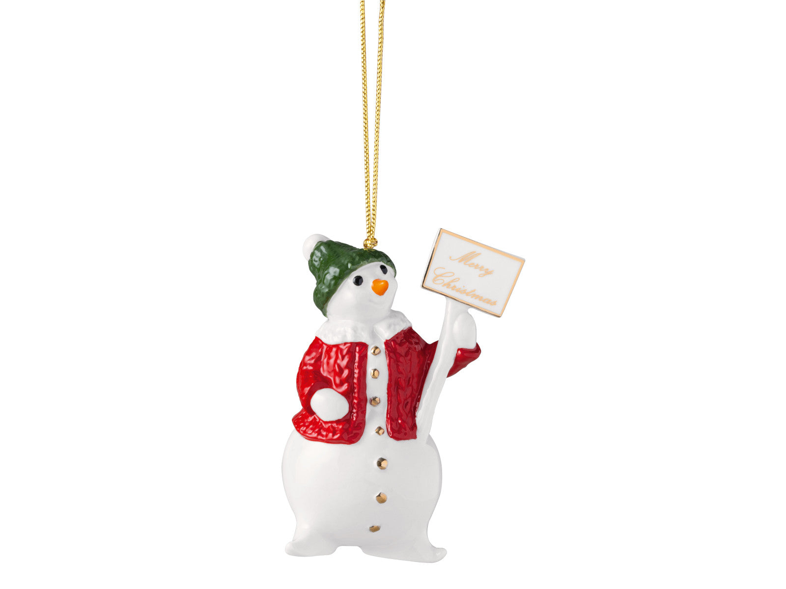 Villeroy & Boch Christmas Classics Ornament Schneemann 9,5cm - Produktbild 2