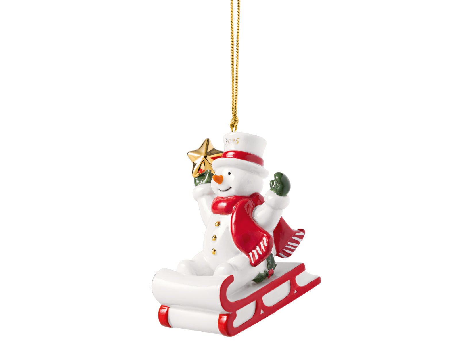 Villeroy & Boch Christmas Classics Ornament Schneemann 2025 - Produktbild 2