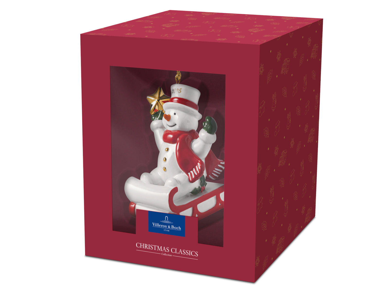 Villeroy & Boch Christmas Classics Ornament Schneemann 2025 - Produktbild 3