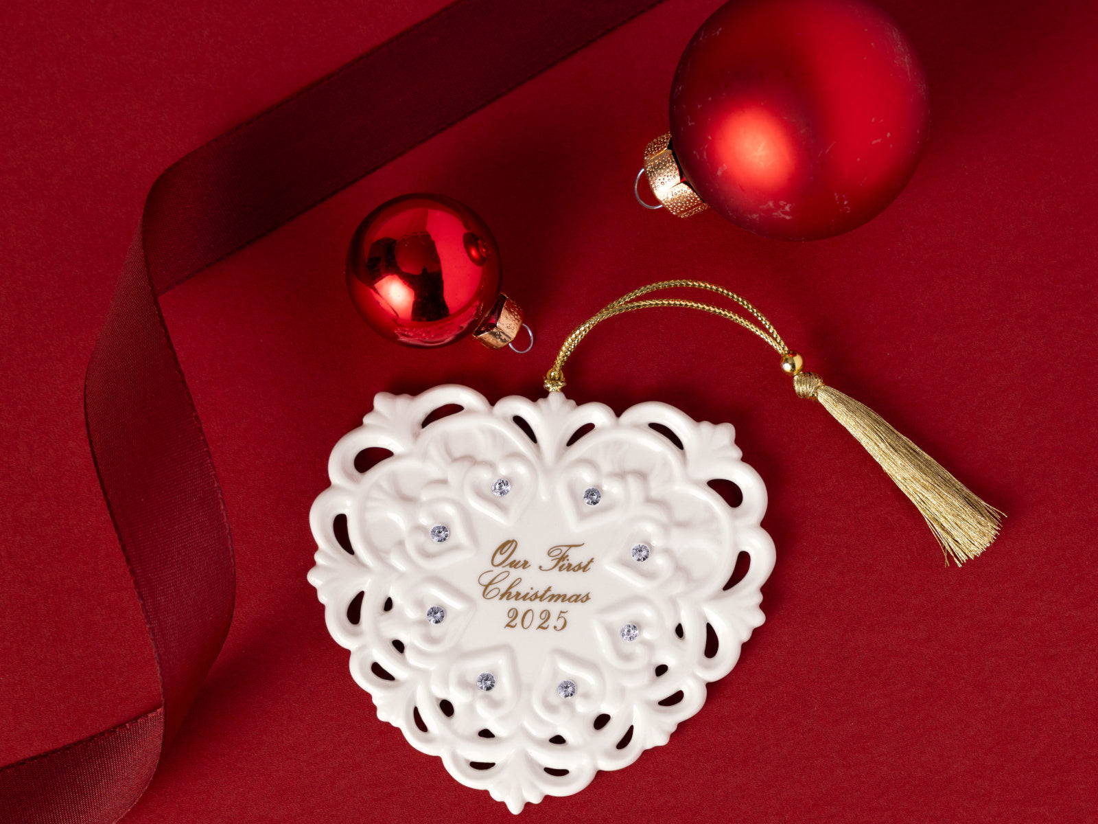 Villeroy & Boch Christmas Classics Ornament Herz 2025 - Produktbild 3