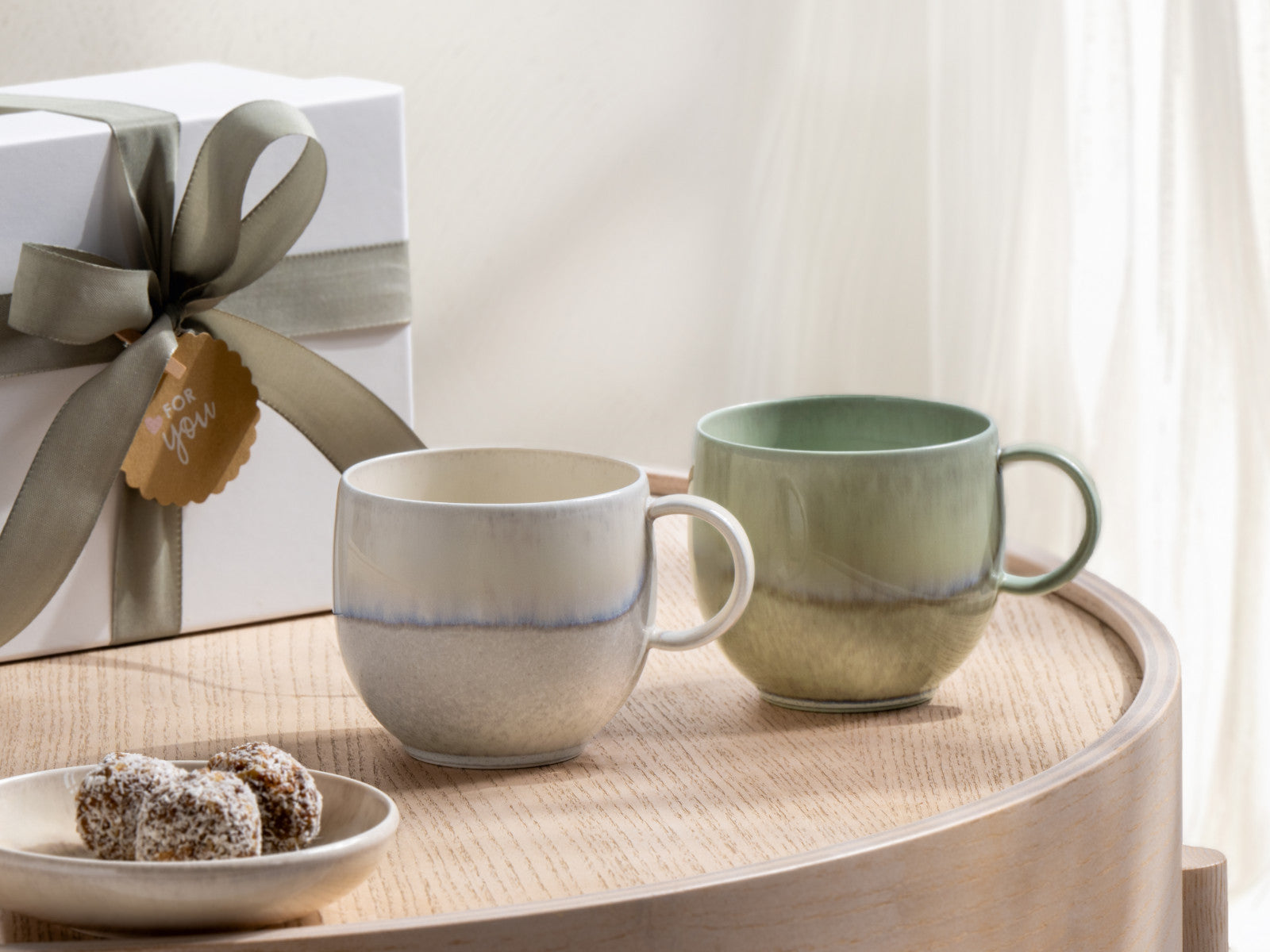 like. by Villeroy & Boch Perlemor Sand Becher mit Henkel 0,21l - Produktbild 3