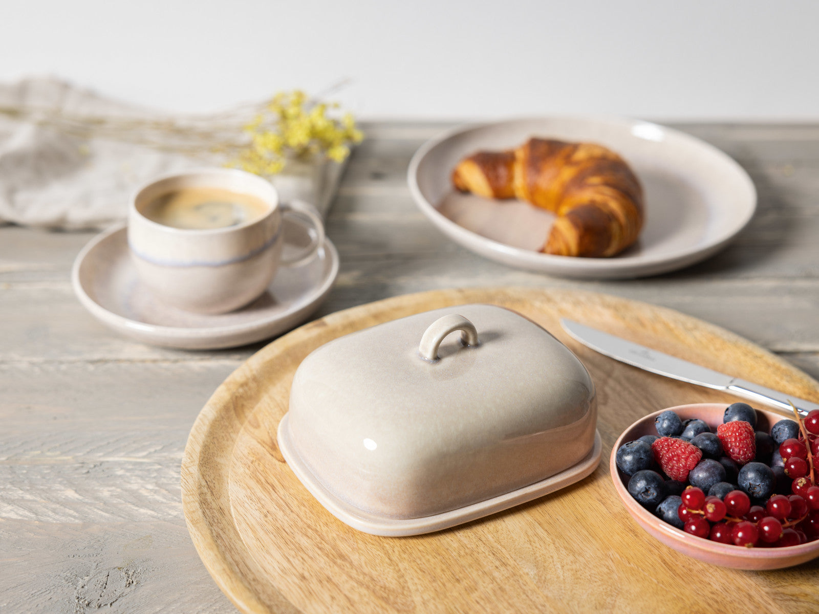 like. by Villeroy & Boch Perlemor Home Sand Butterdose 15,5cm - Produktbild 5
