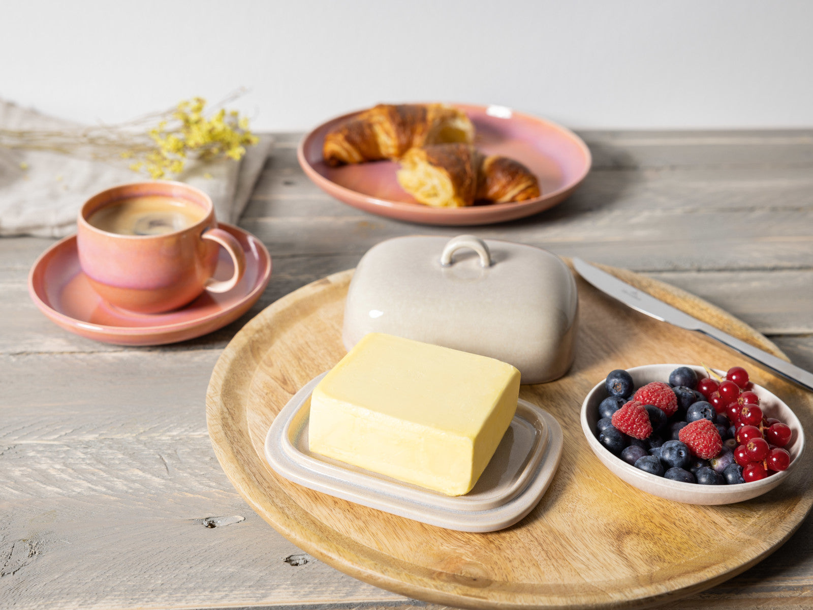 like. by Villeroy & Boch Perlemor Home Sand Butterdose 15,5cm - Produktbild 4