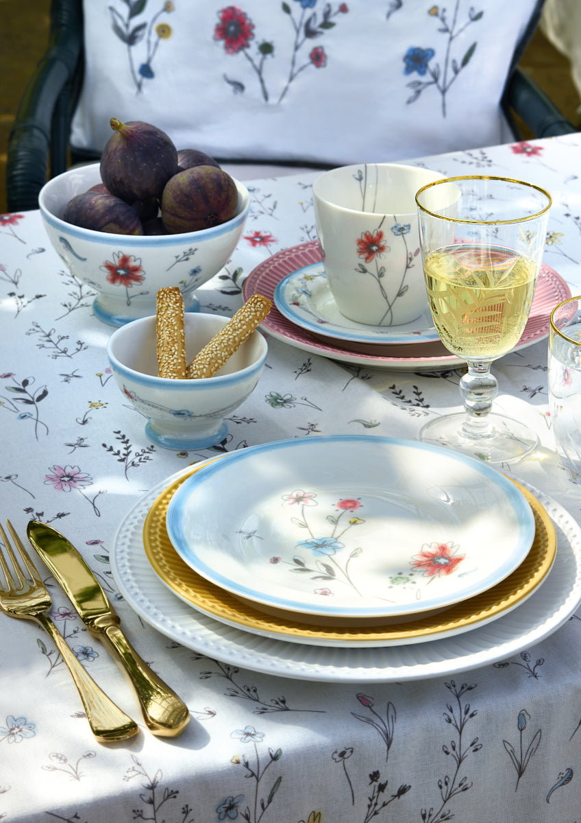 Greengate Venissa Tischläufer white 140x45cm "feines florales Muster" - Produktbild 2