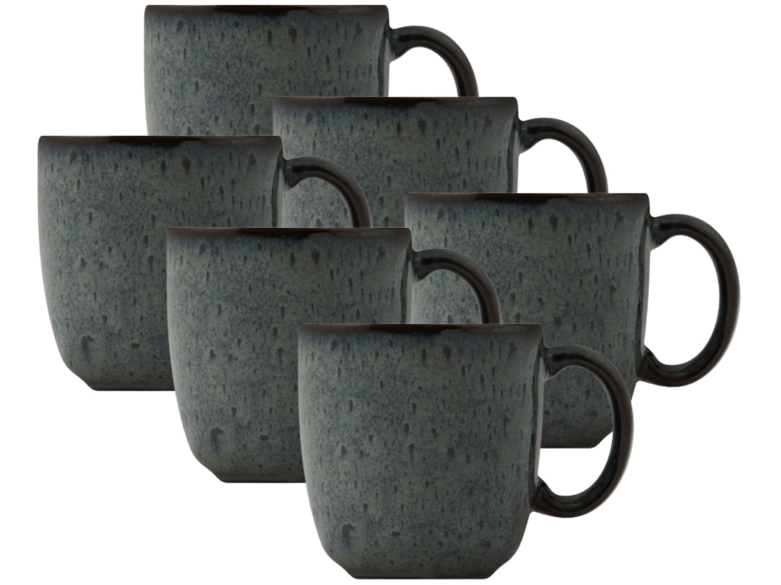 like. by Villeroy & Boch Lave gris Kaffeeobertasse 0,19l Set6