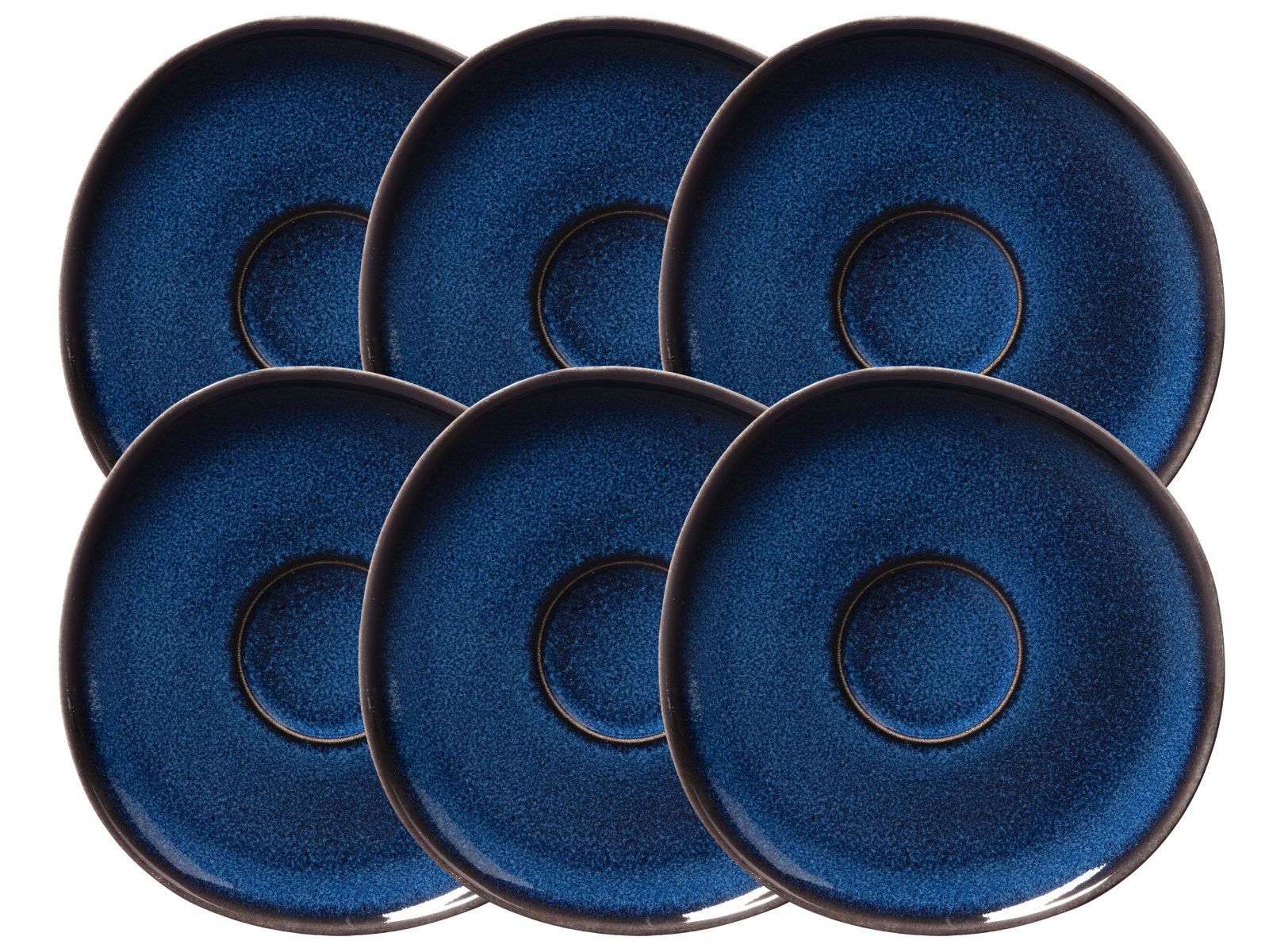 like. by Villeroy & Boch Lave bleu Kaffeeuntertasse 15cm Set6