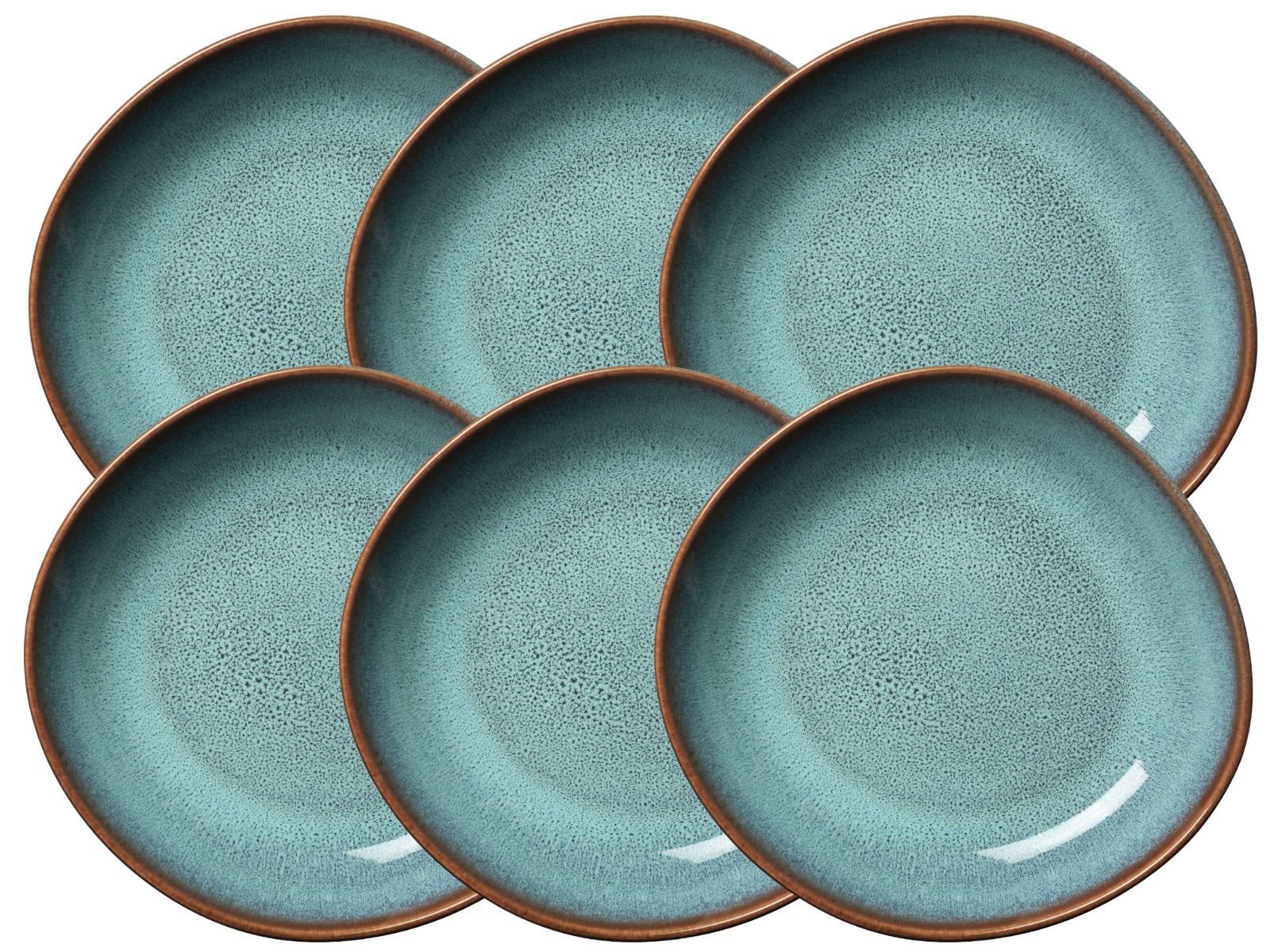 like. by Villeroy & Boch Lave glace Schale flach klein 22 cm Set6