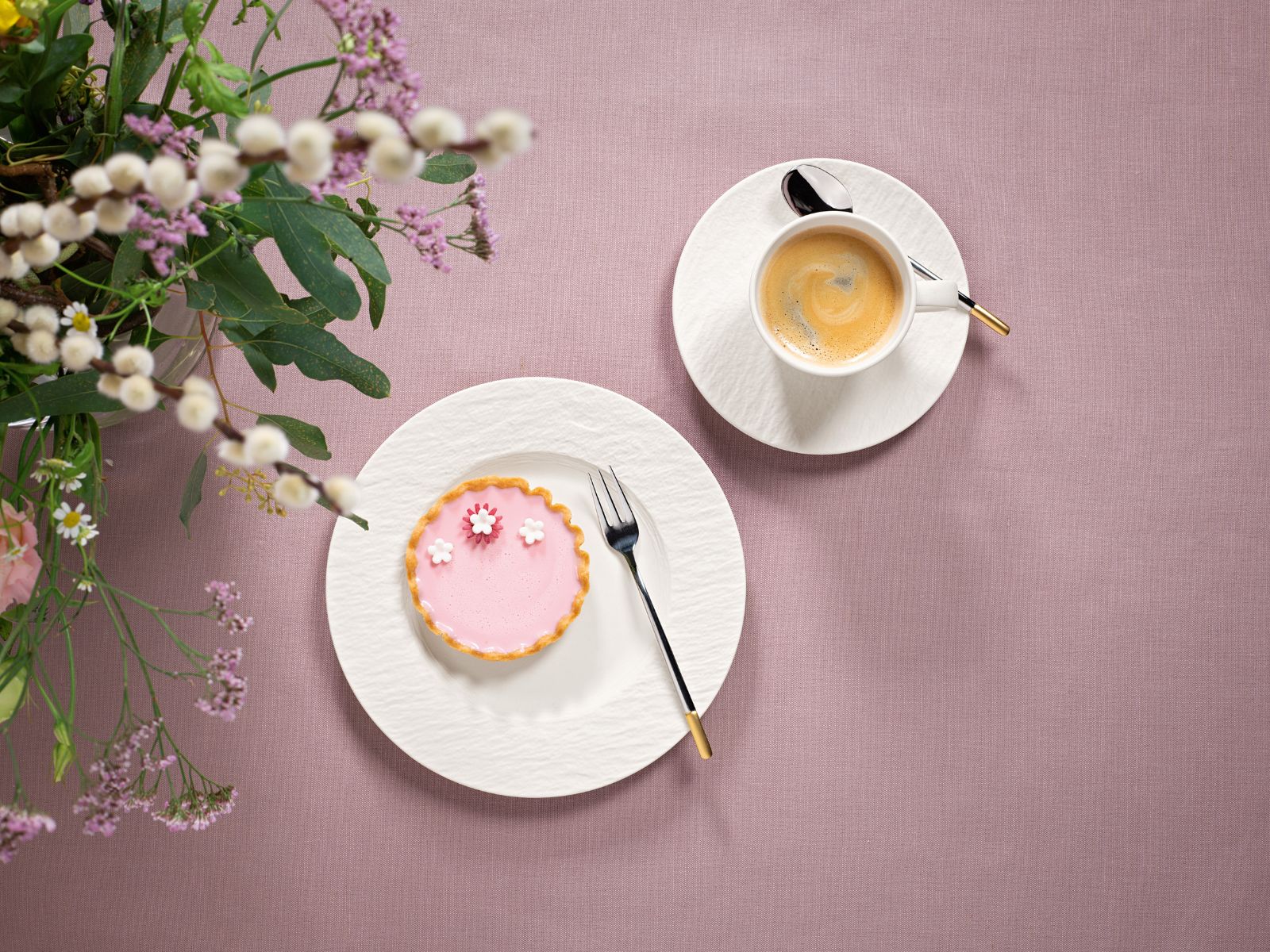Villeroy & Boch Manufacture Rock blanc Kaffeetasse mit Untertasse 2tlg. - Produktbild 2