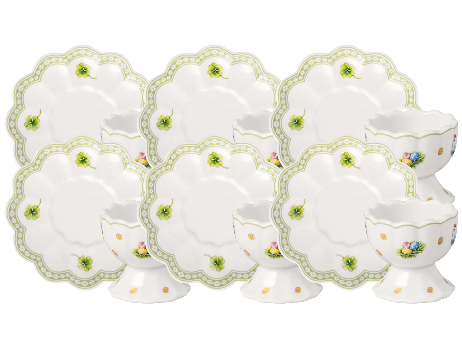 Villeroy & Boch Easter Delight Eierbecher mit Unterteller 2tlg Set6