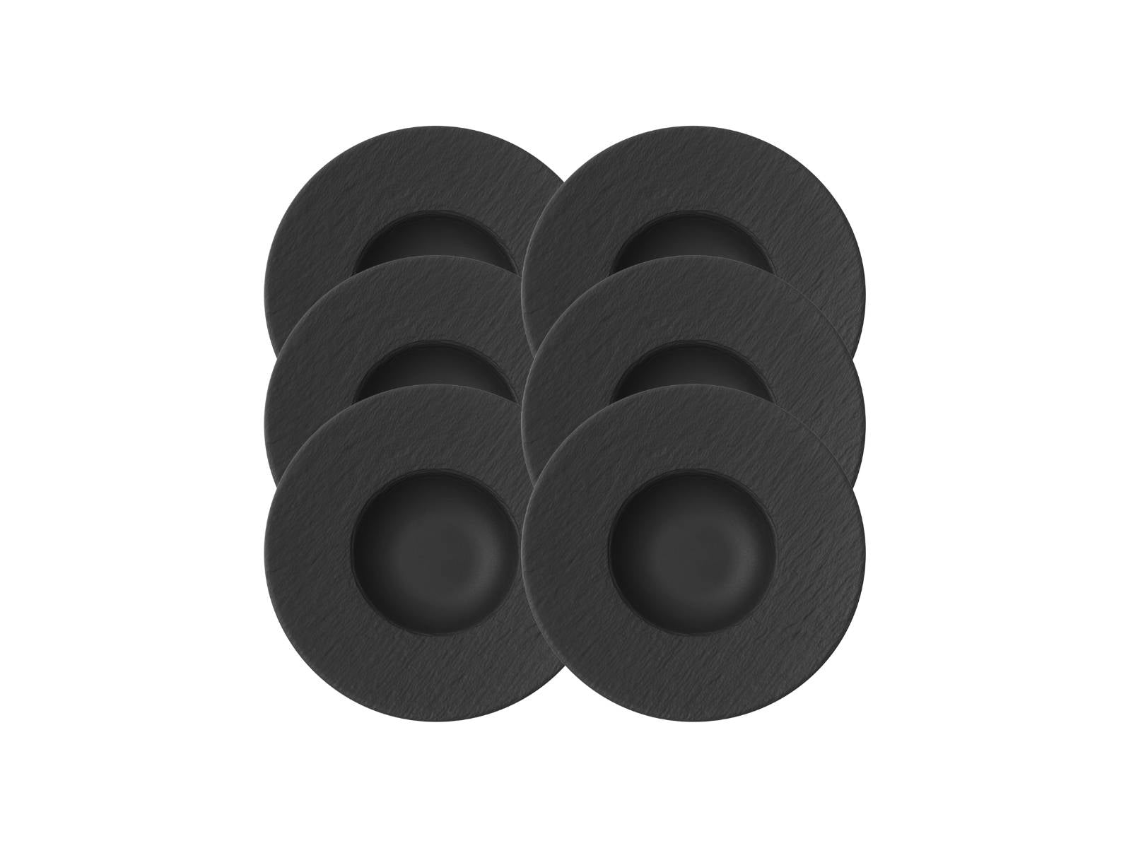 Villeroy & Boch Manufacture Rock Pastateller 29 cm Set6