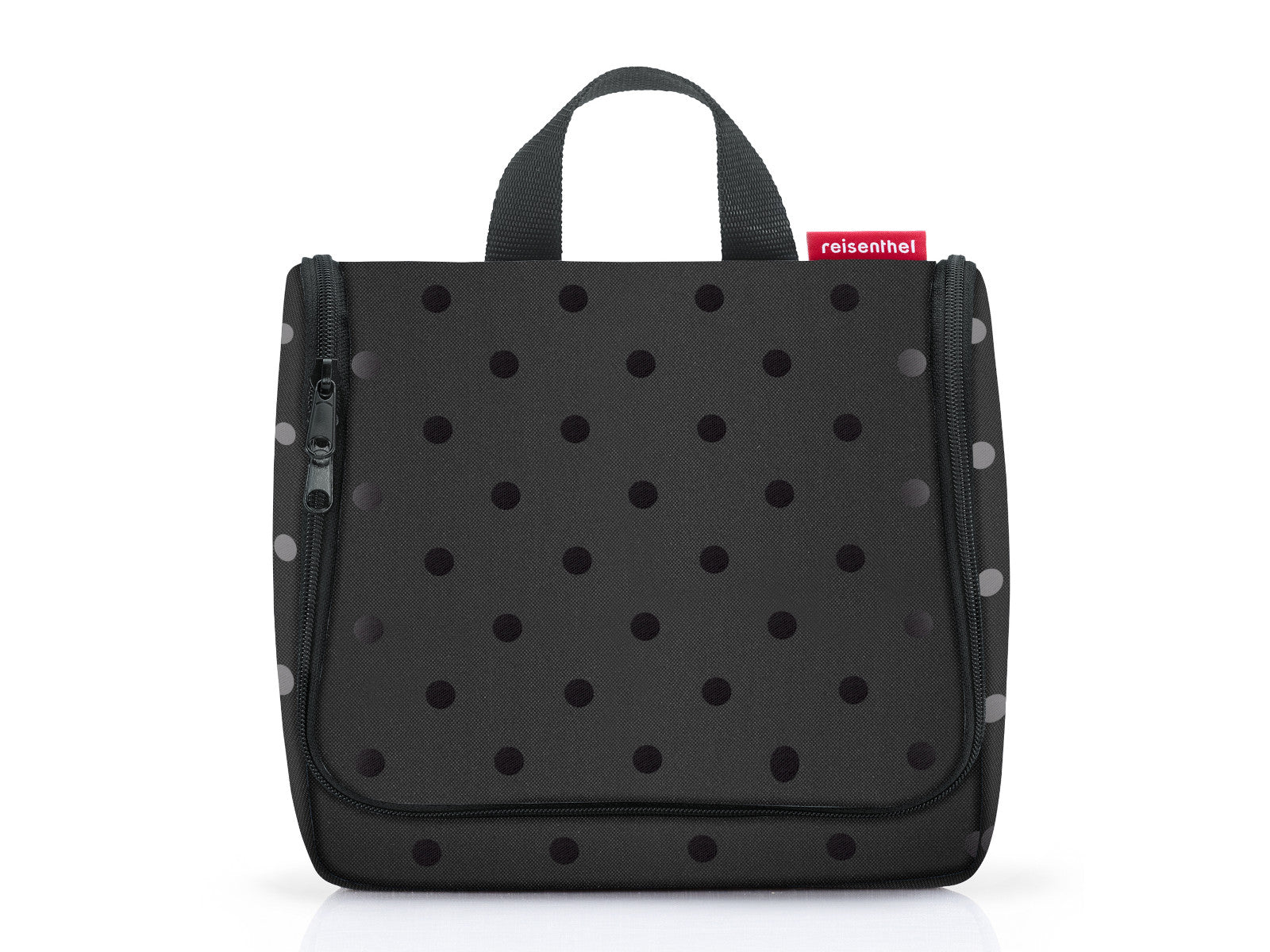 reisenthel toiletbag glossy dots black