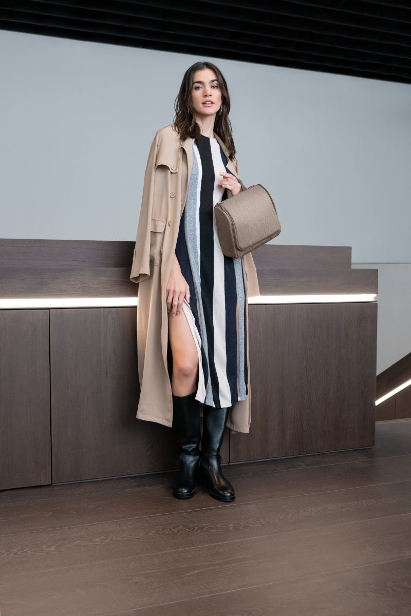 reisenthel toiletbag XL herringbone mokka - Produktbild 5