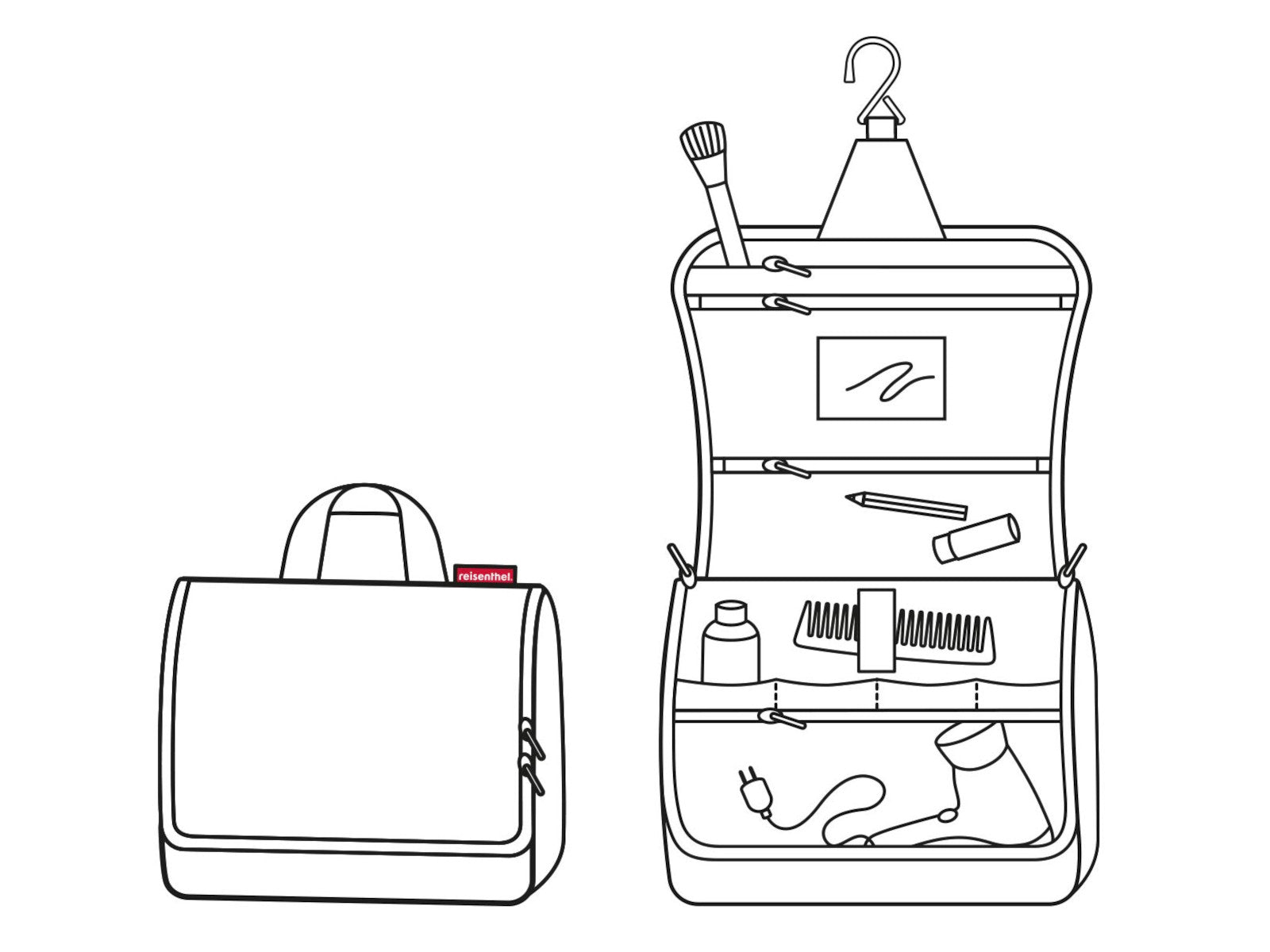 reisenthel toiletbag XL black - Produktbild 5