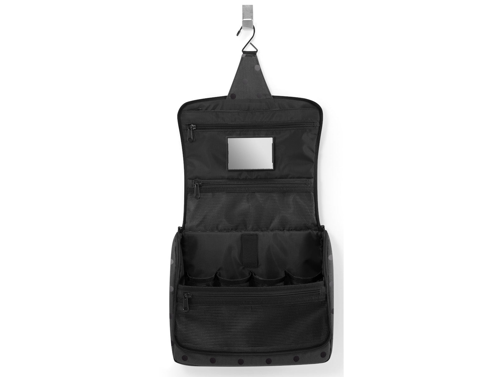 reisenthel toiletbag XL glossy dots black - Produktbild 3