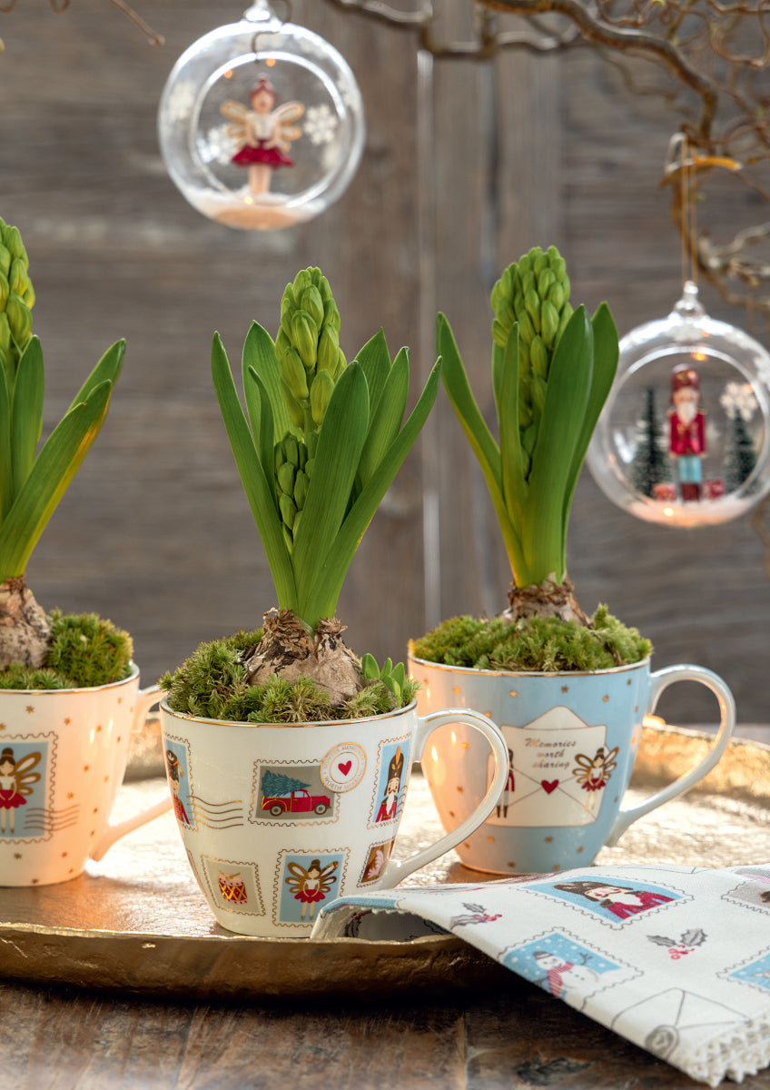 Greengate Cindarella Xmas Weihnachtskugel white 8cm - Produktbild 3