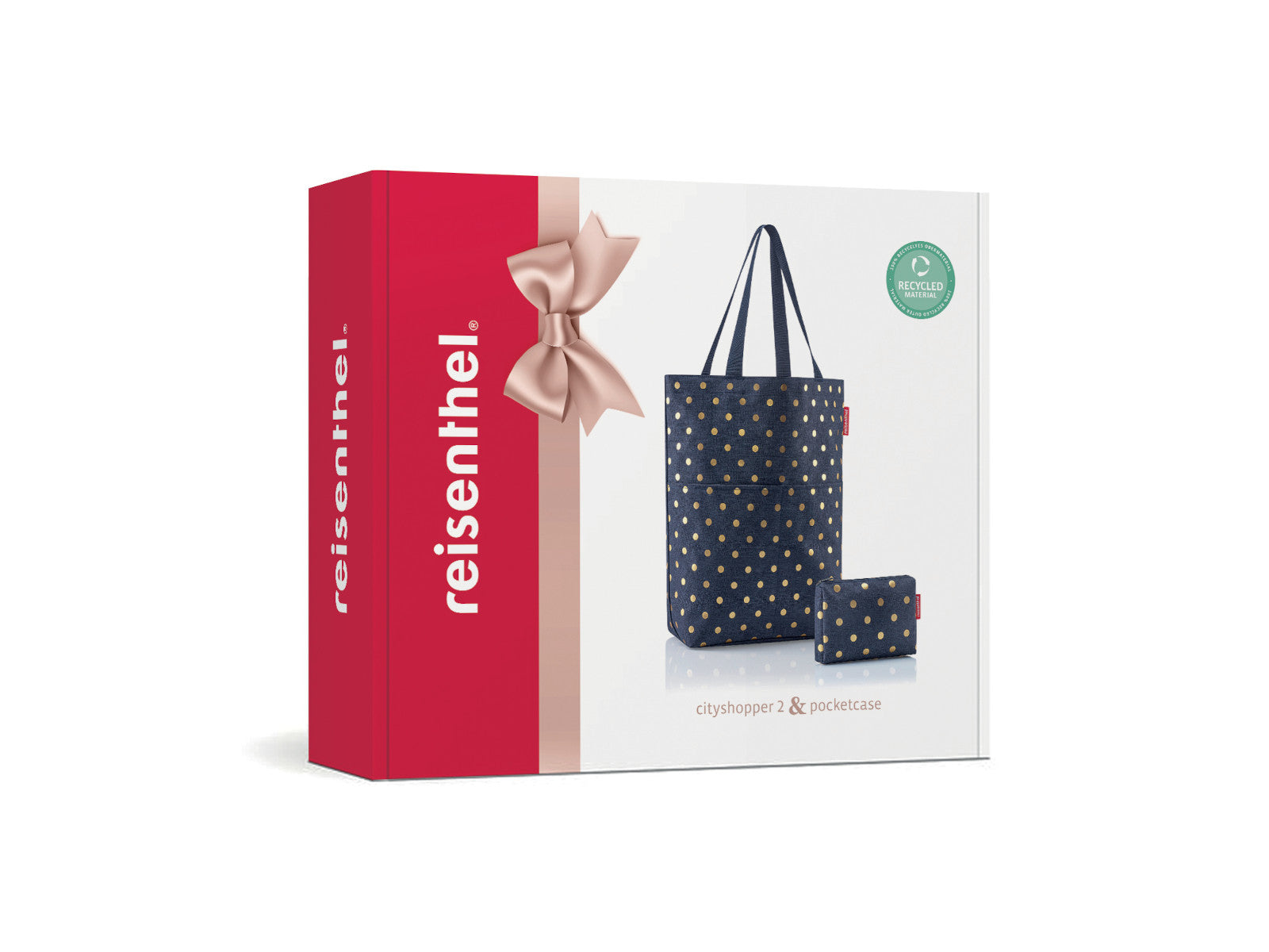 reisenthel cityshopper 2 metallic dots blue Set2