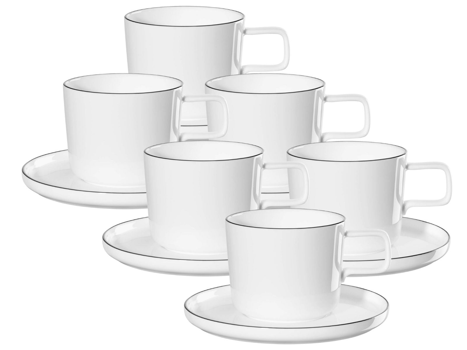 ASA Selection à table oco ligne noire Kaffeetasse m Untere 0,2l Set6