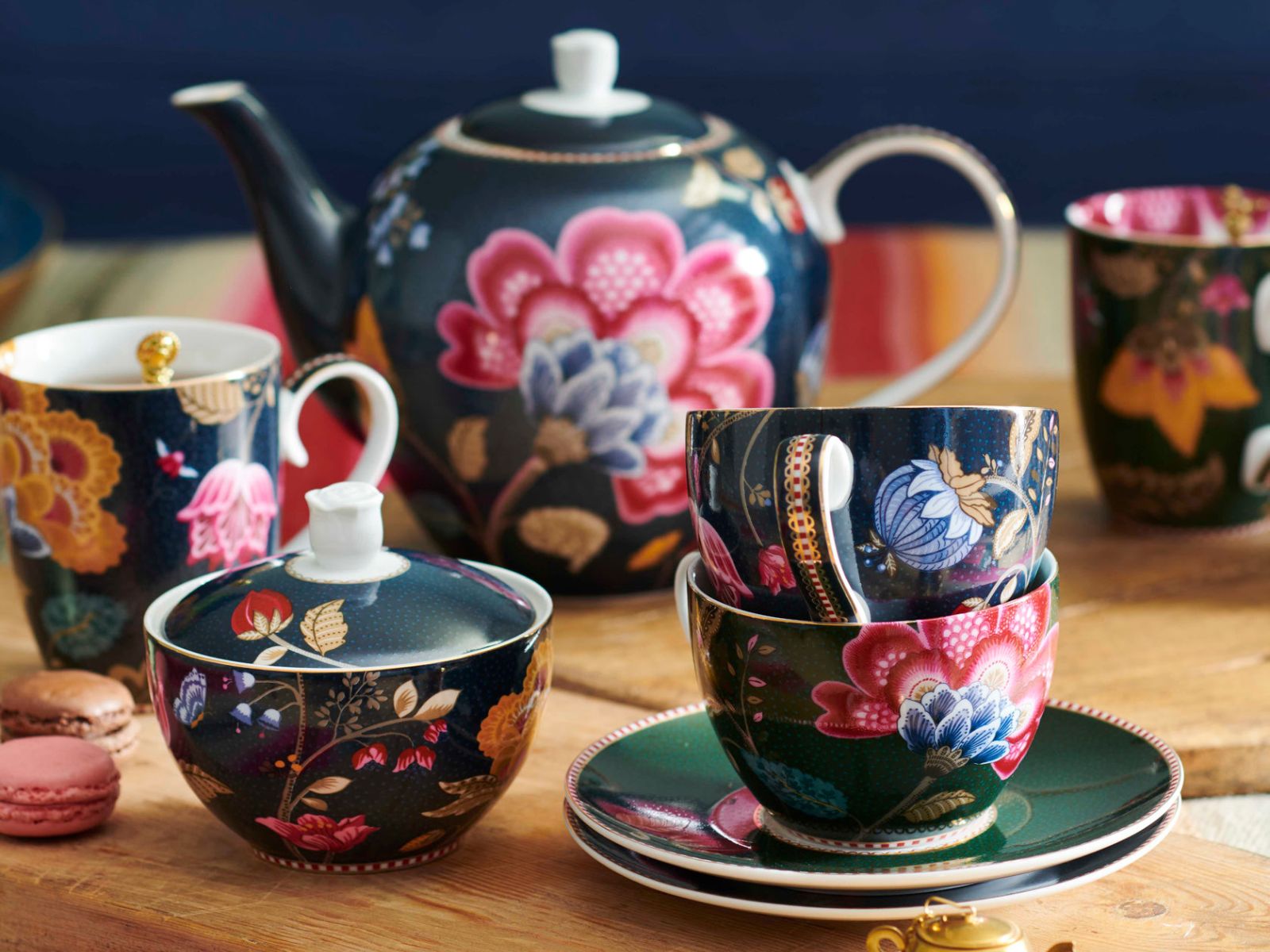 PIP STUDIO Fantasy Green Cappuccino Tasse mit Untertasse 0,28l - Produktbild 3