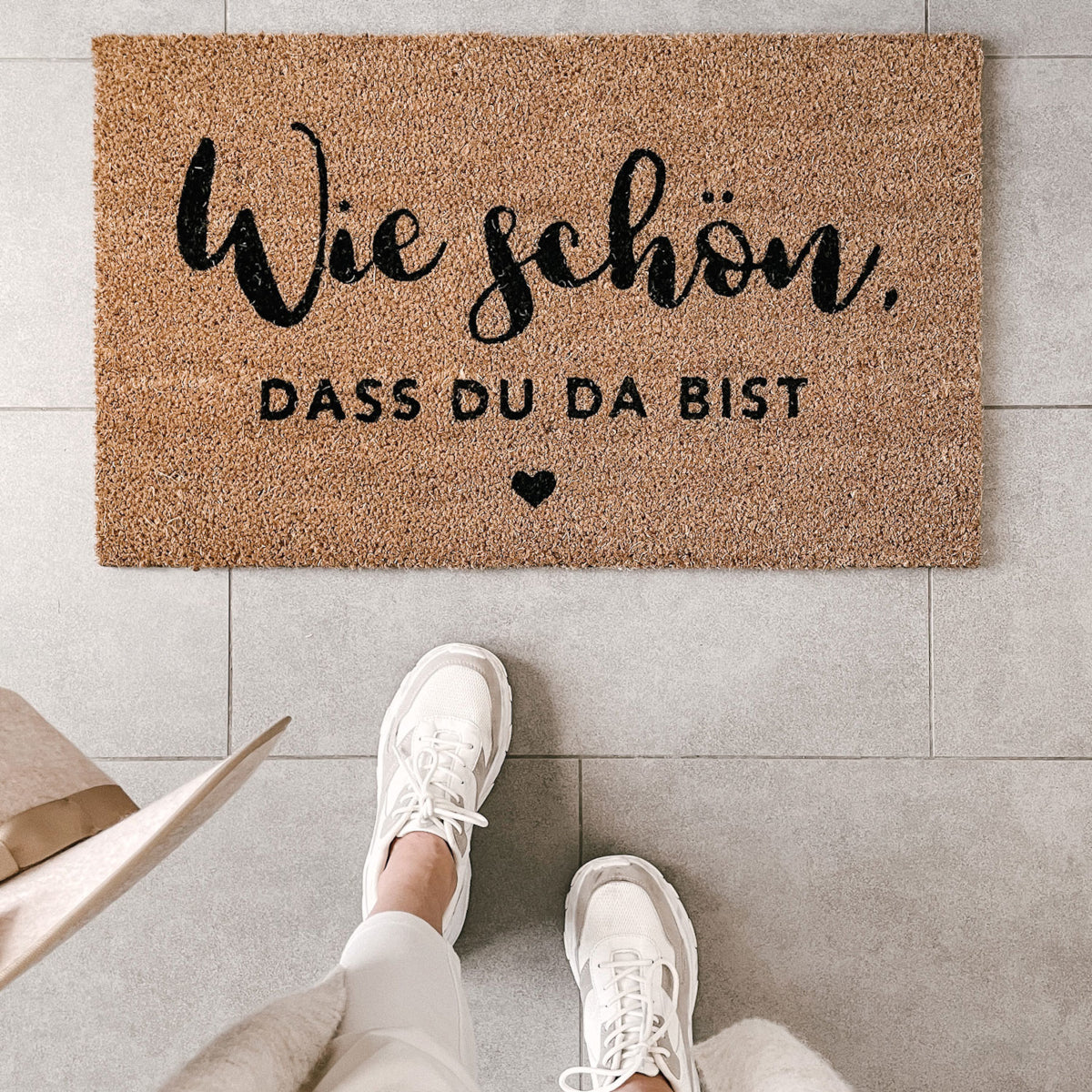 Eulenschnitt Kokos Fußmatte Wie schön 75cm - Produktbild 4
