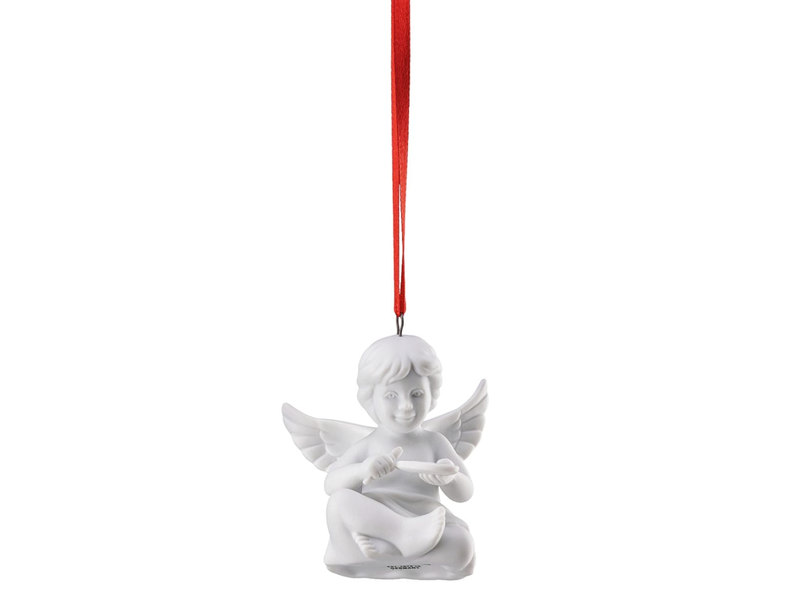 Rosenthal Engel-Anhänger mit Malerpalette weiss matt 7,5 cm - Produktbild 2