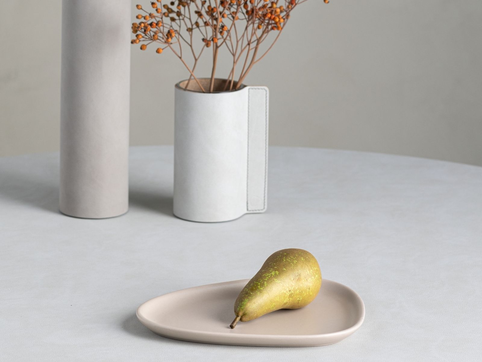 LIND DNA Curve Stoneware Frühstücksteller sand - Produktbild 2